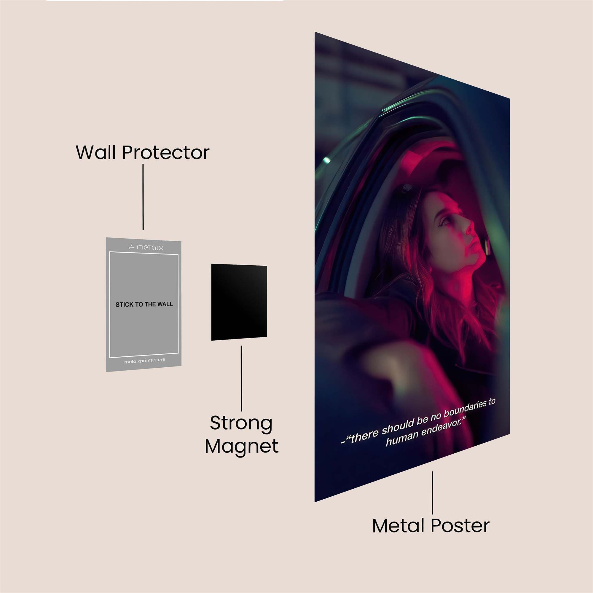 PuenteDream Safe Wall Magnetic / M