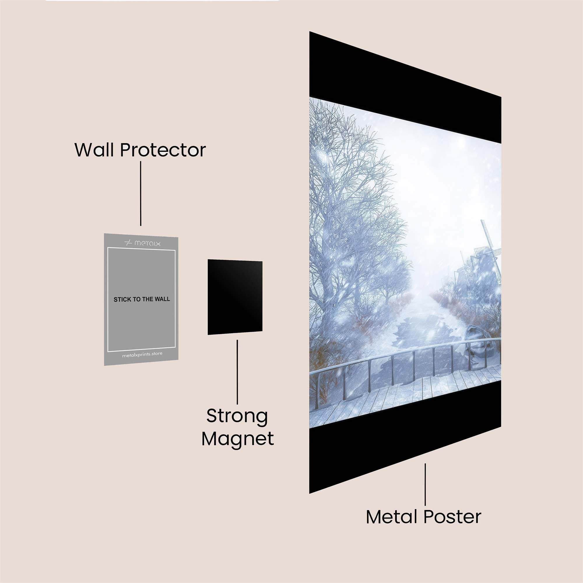 Kyoko Dreamy Safe Wall Magnetic / M