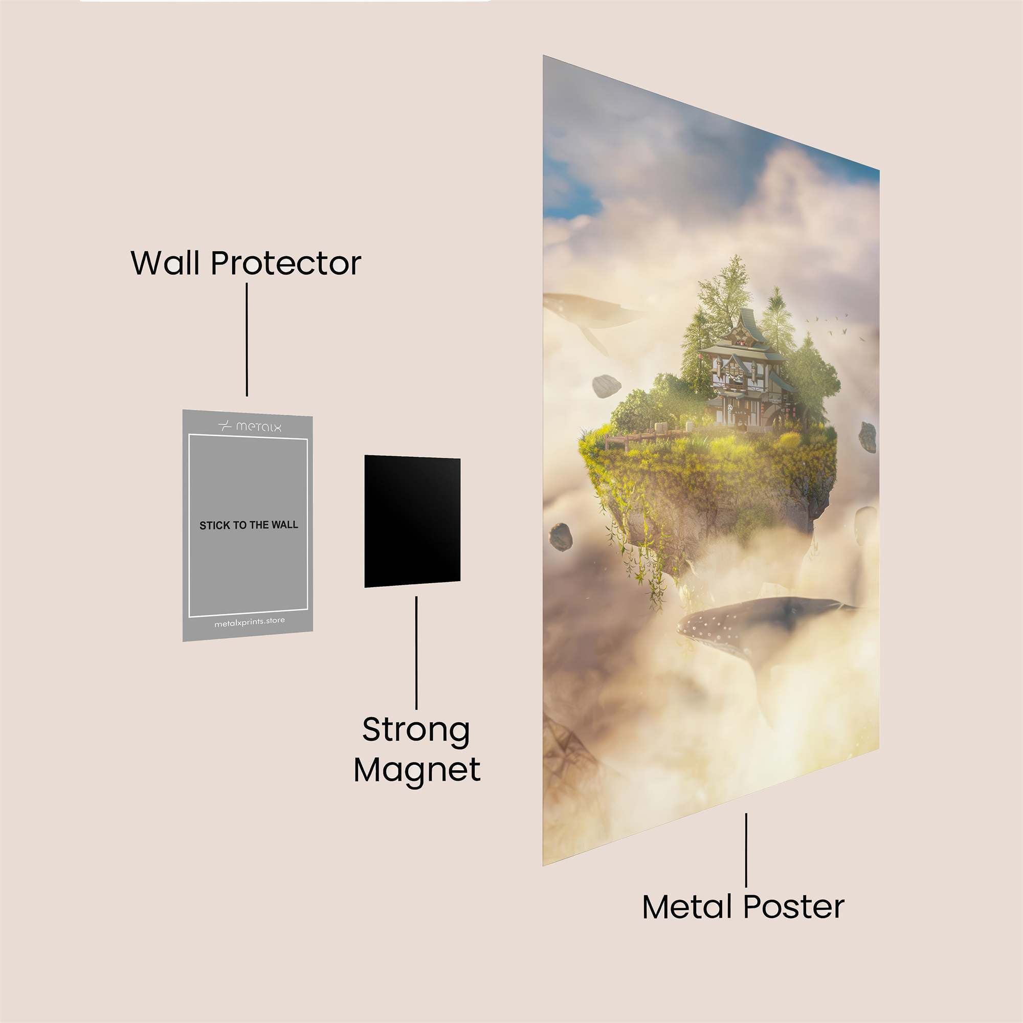 Mystic Whimsy Safe Wall Magnetic / M