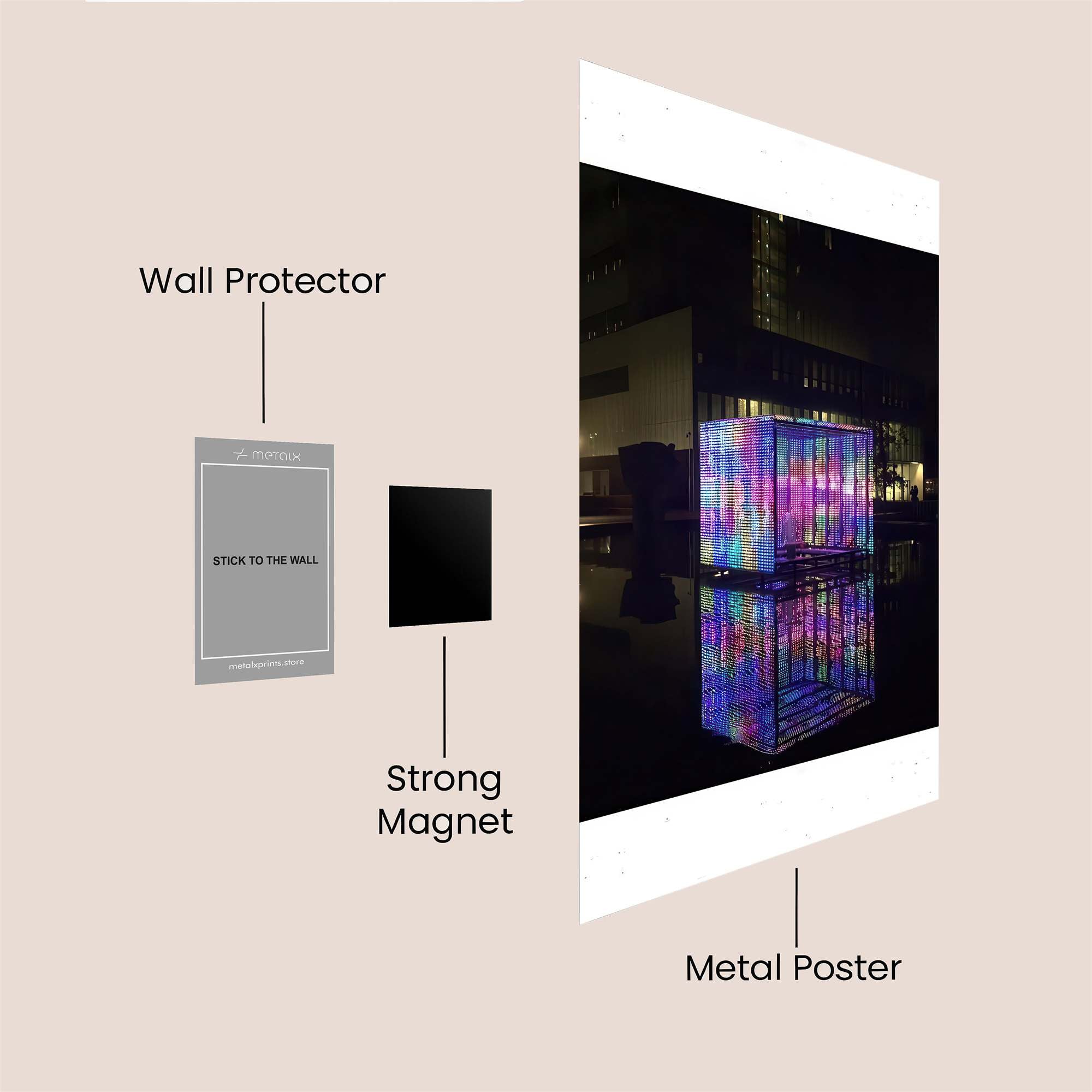 Strawberry Bliss Safe Wall Magnetic / M