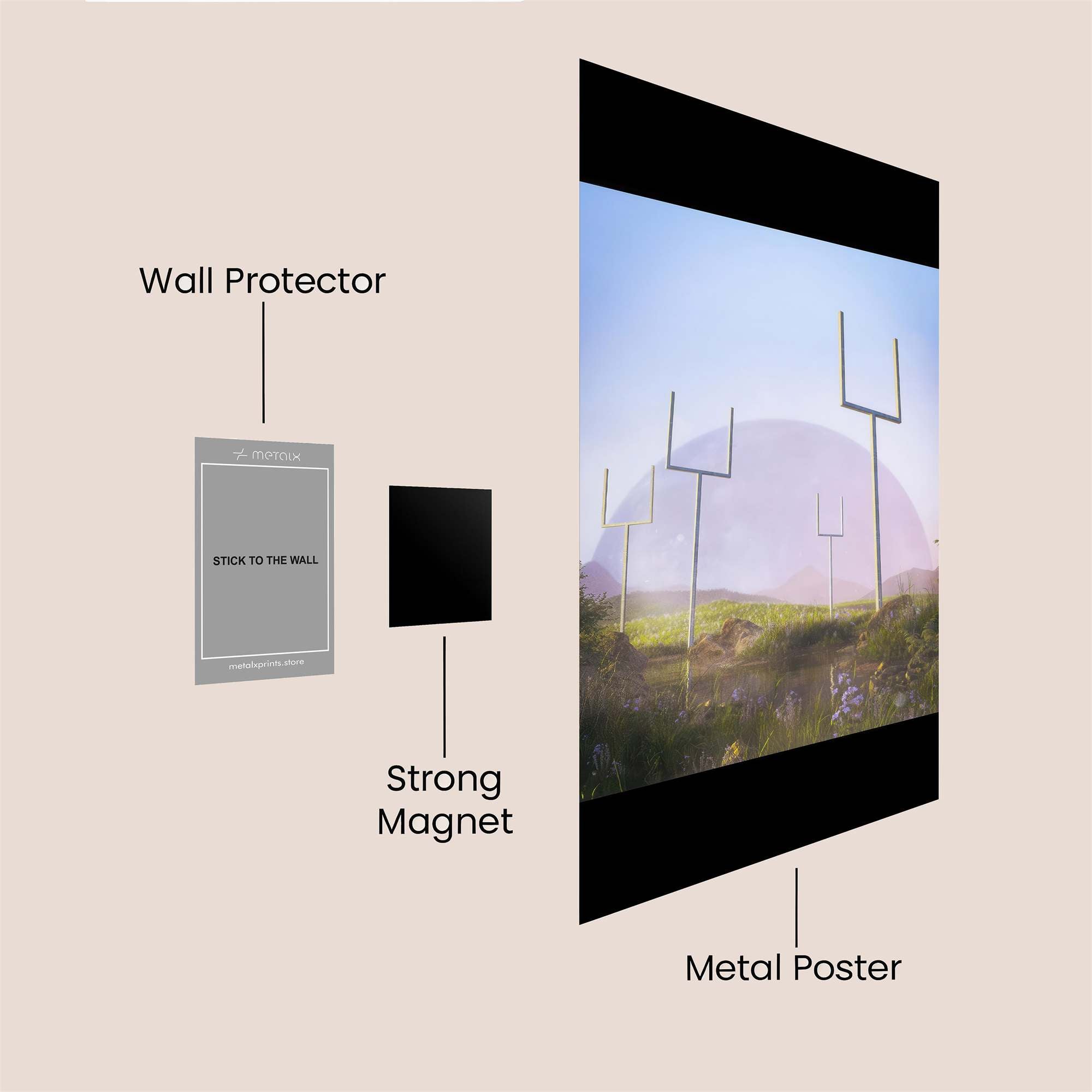 Mystic Whimsy Safe Wall Magnetic / M