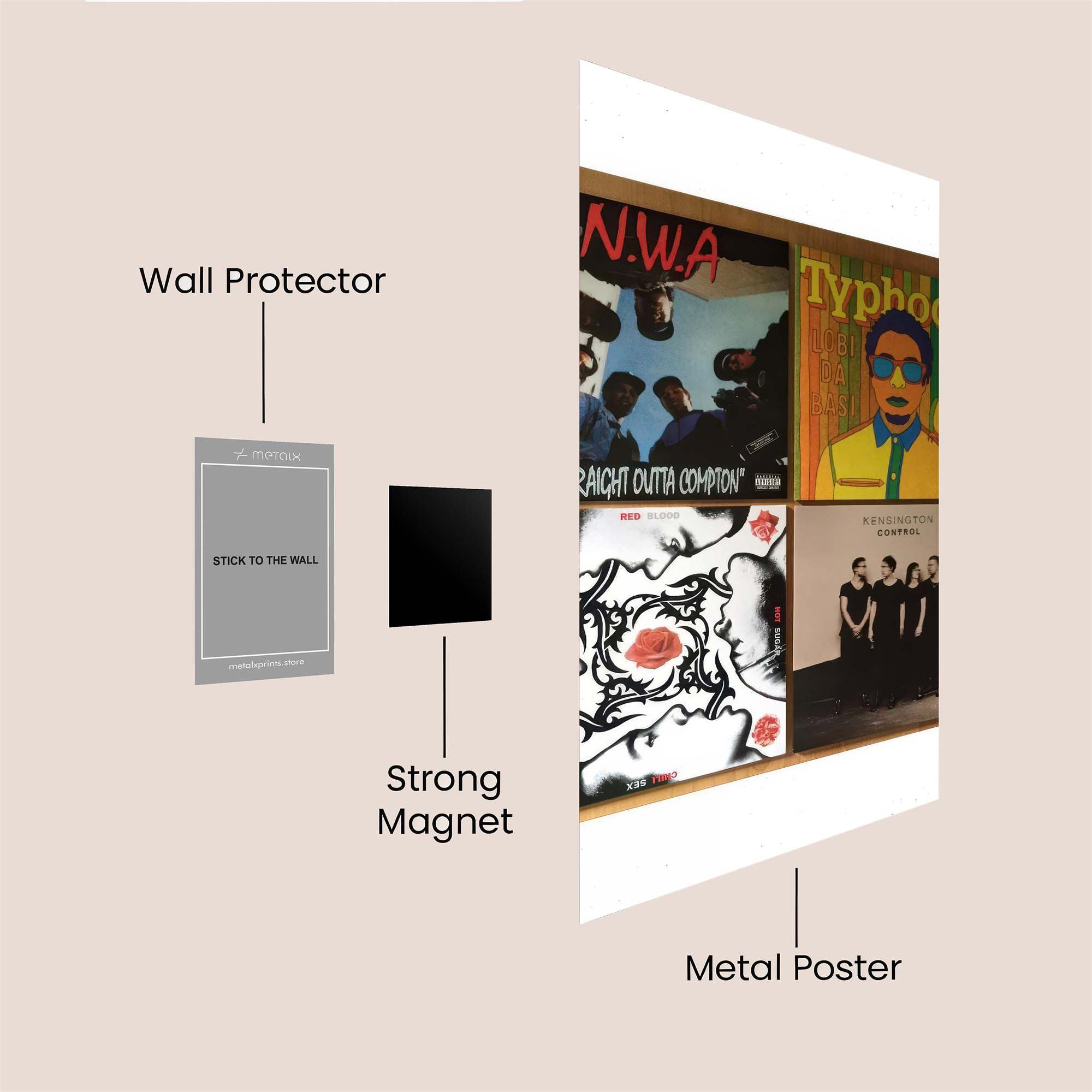 Mystique Serenity Safe Wall Magnetic / M