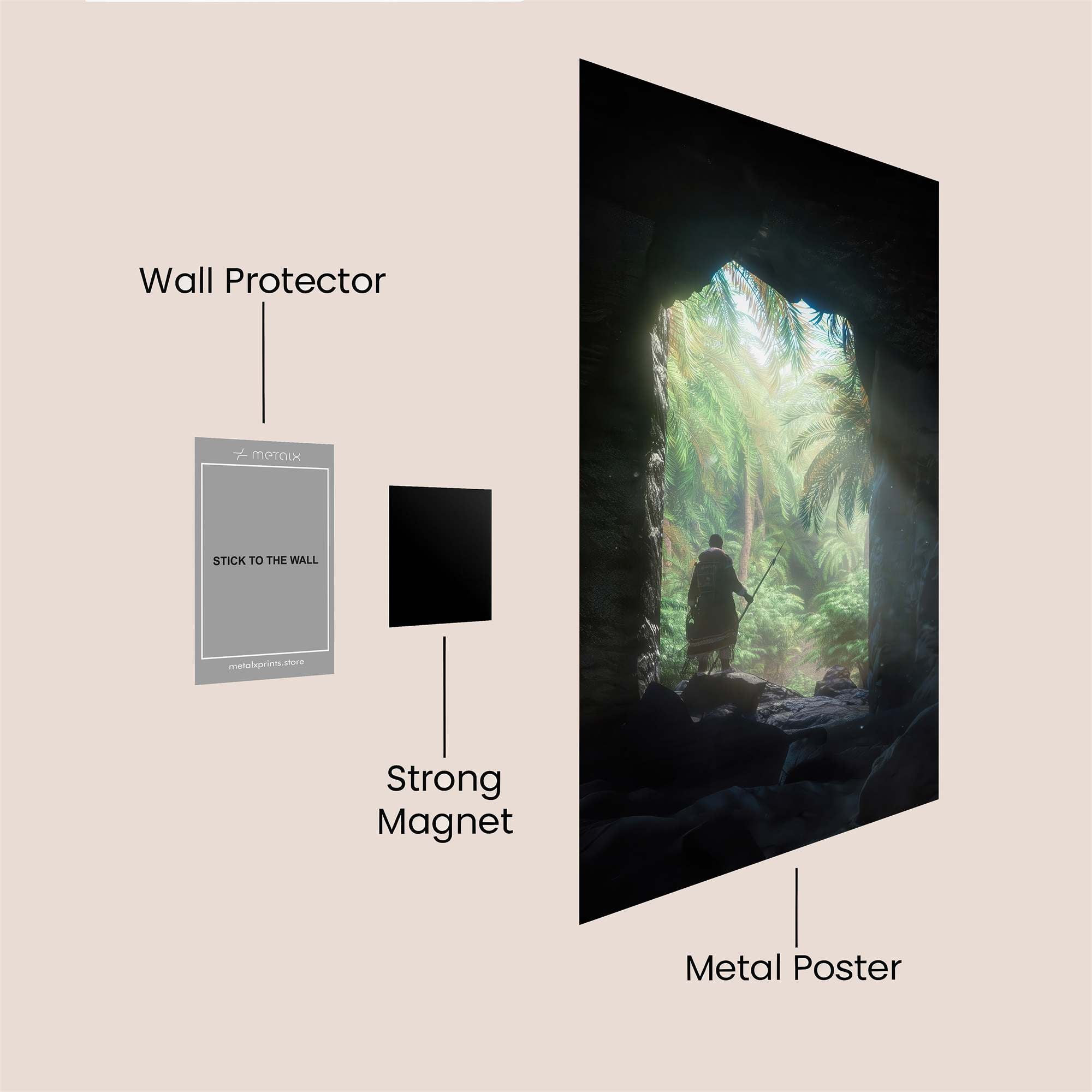 Rebel Vigor Safe Wall Magnetic / M