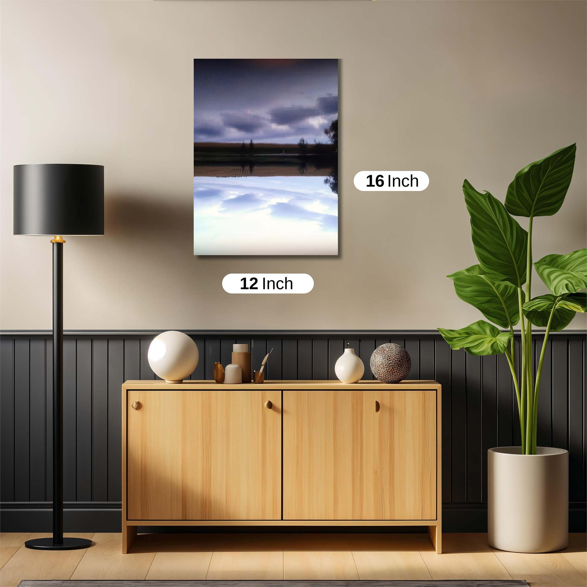 Floral Serenity Safe Wall Magnetic / M