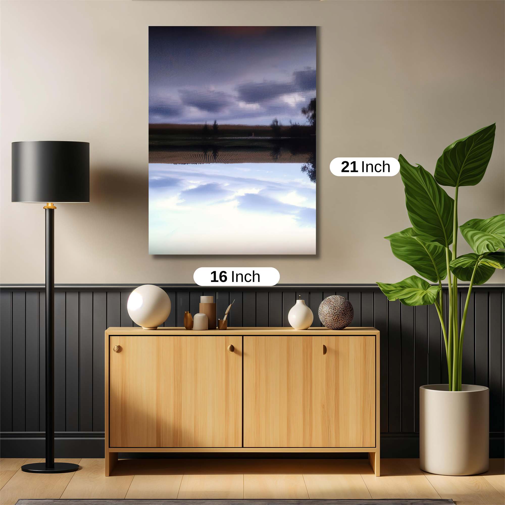 Floral Serenity Safe Wall Magnetic / M