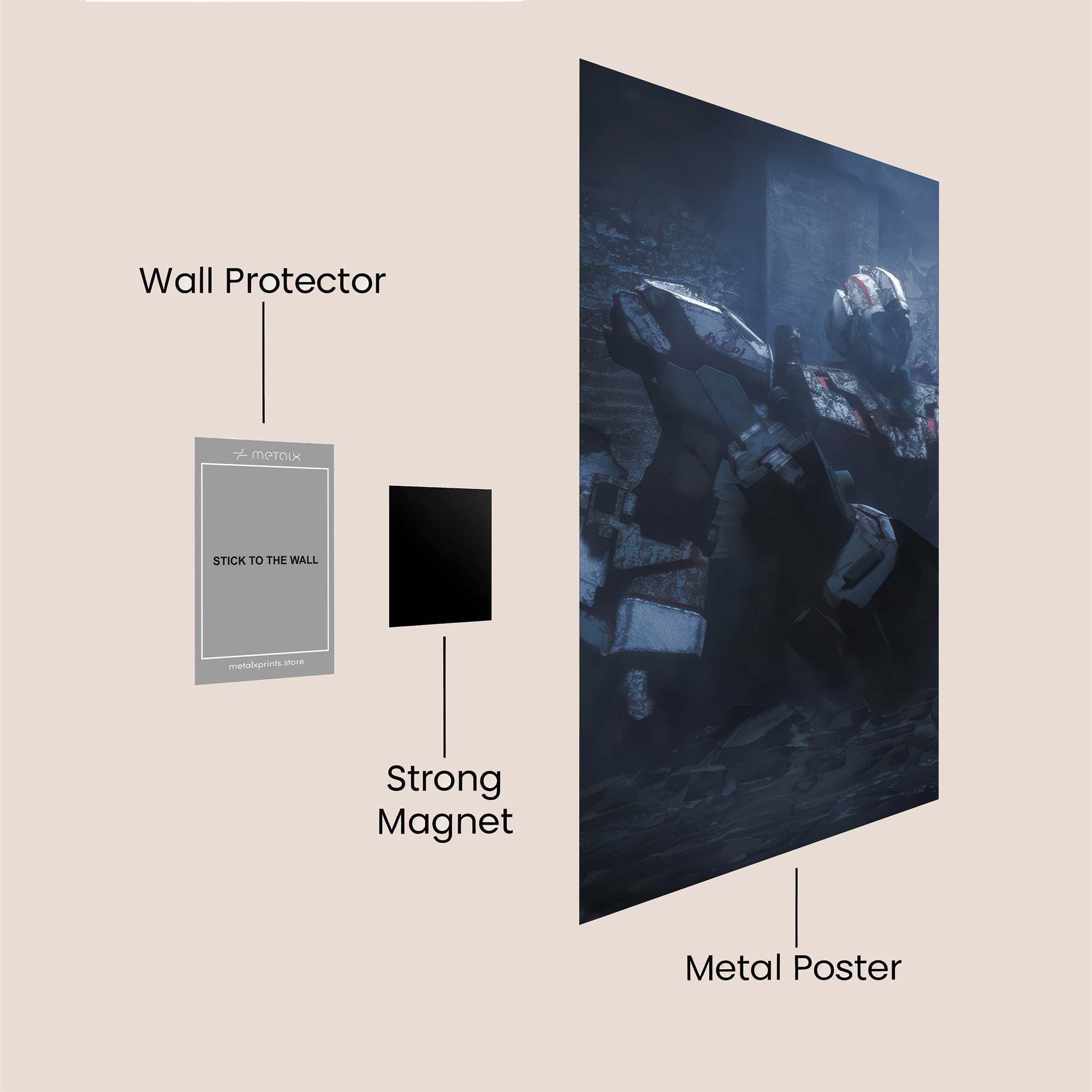 TechDreamer Safe Wall Magnetic / M