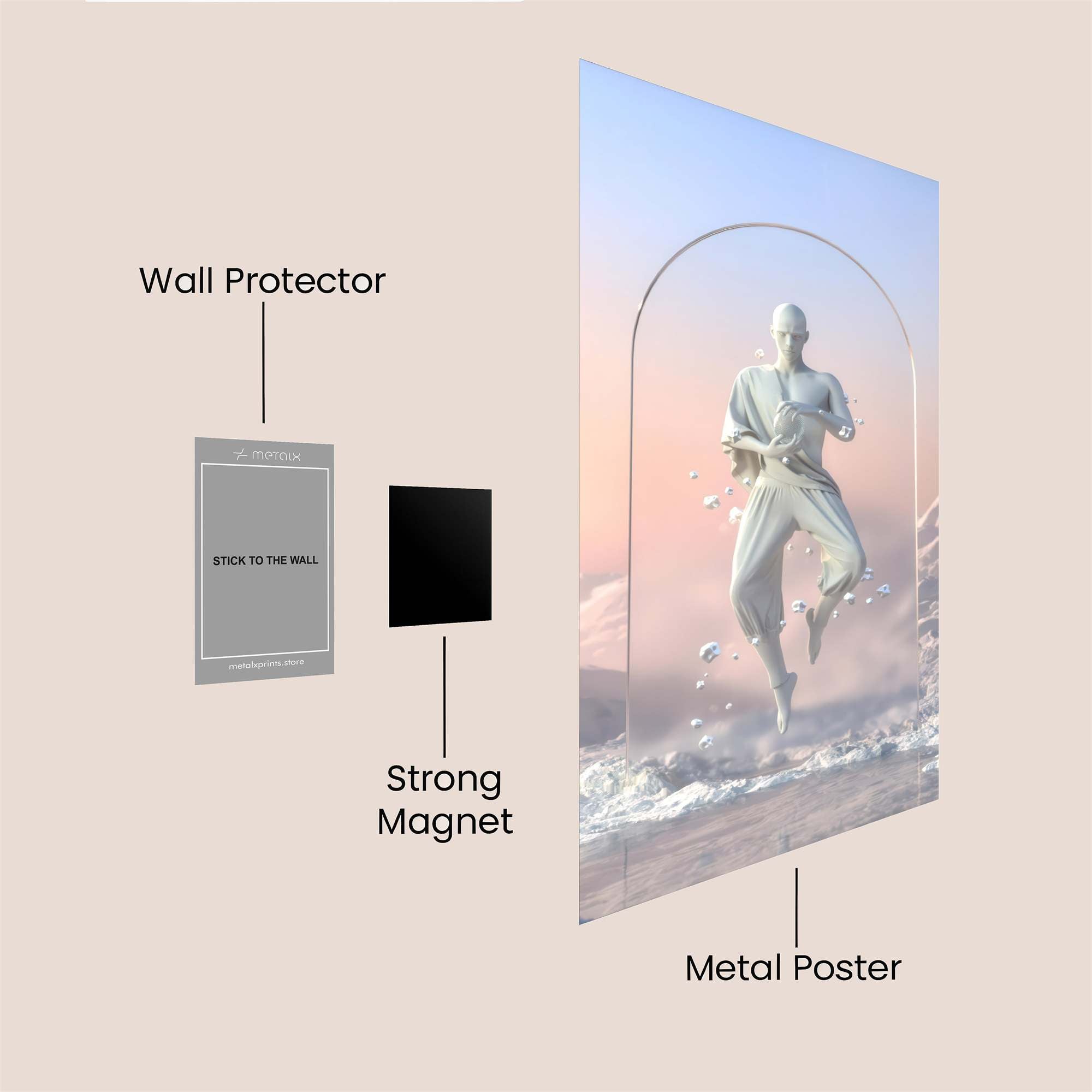 Sakura Serenity Safe Wall Magnetic / M