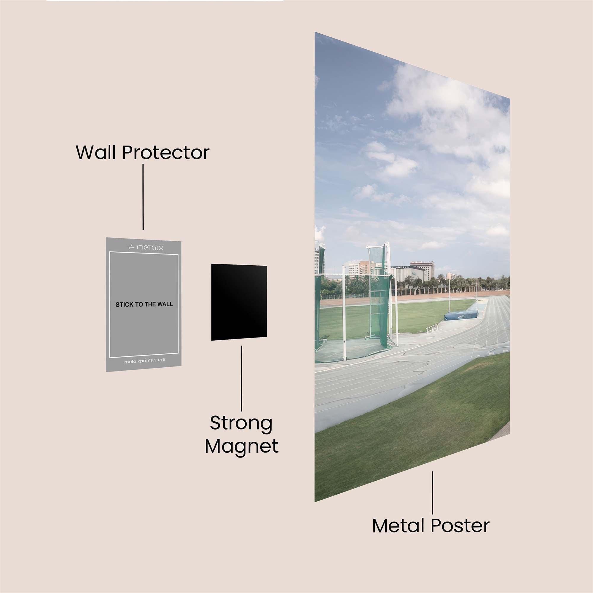 Hinata Serene Safe Wall Magnetic / M