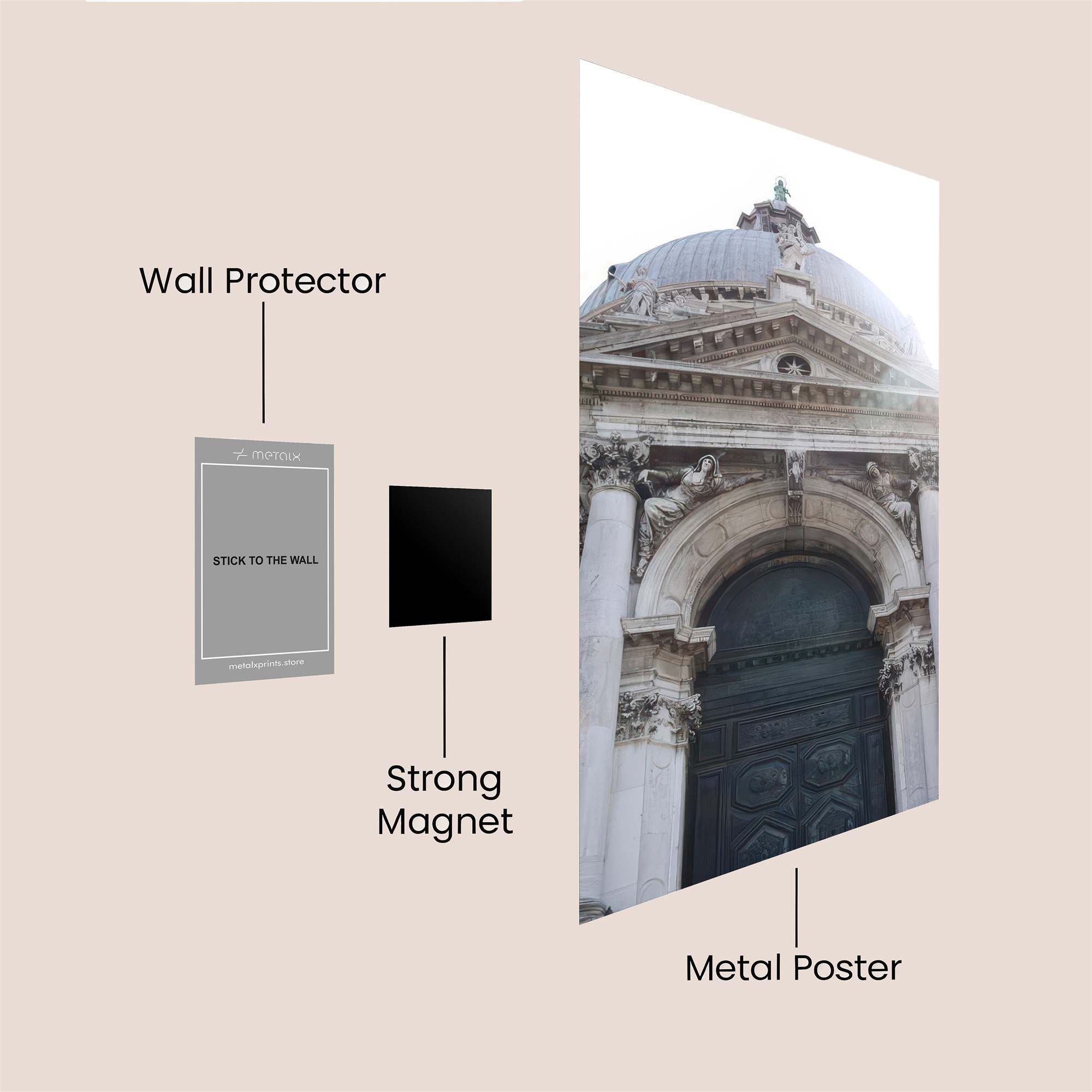 Neon Wanderer Safe Wall Magnetic / M