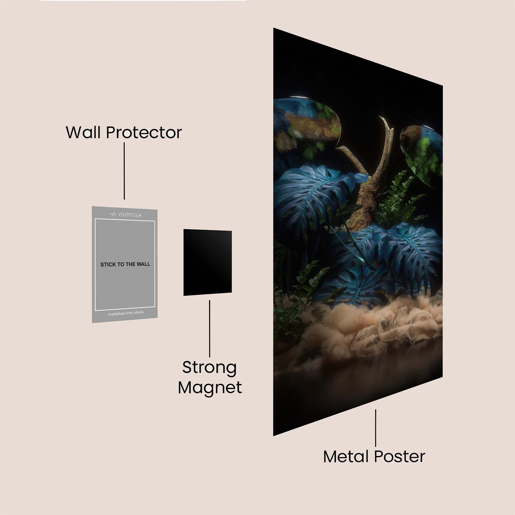 Stargazer Serenity Safe Wall Magnetic / M