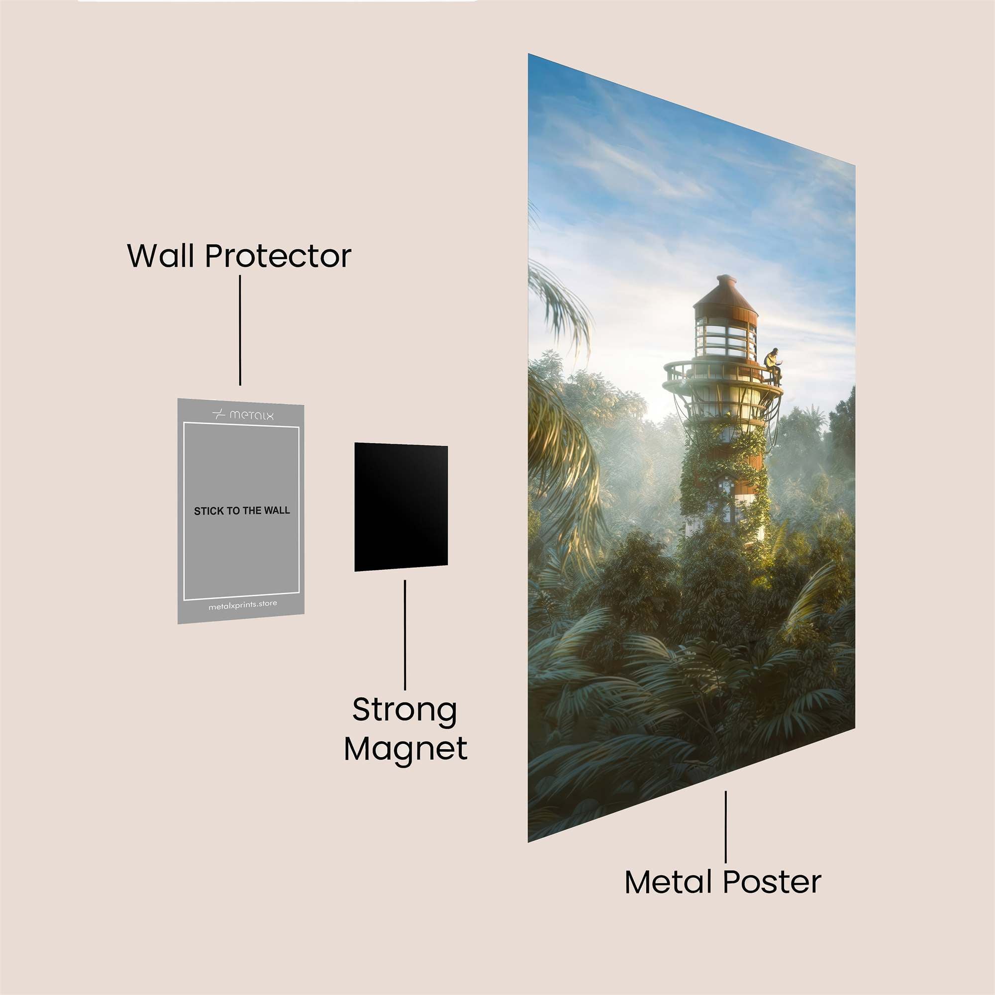 Autumn Whimsy Safe Wall Magnetic / M