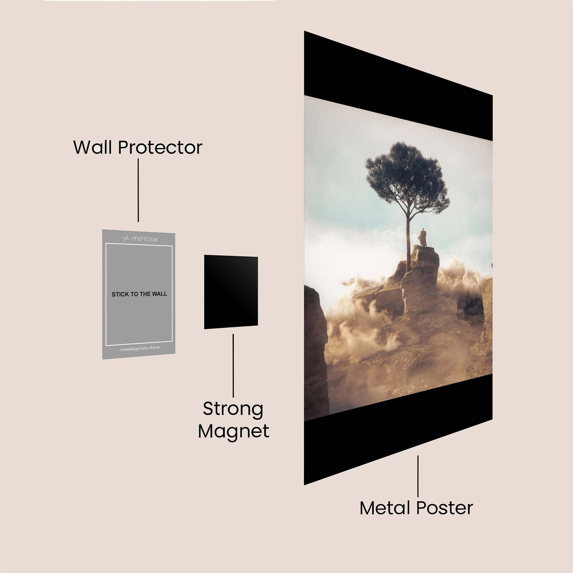 Stargazer Serenity Safe Wall Magnetic / M