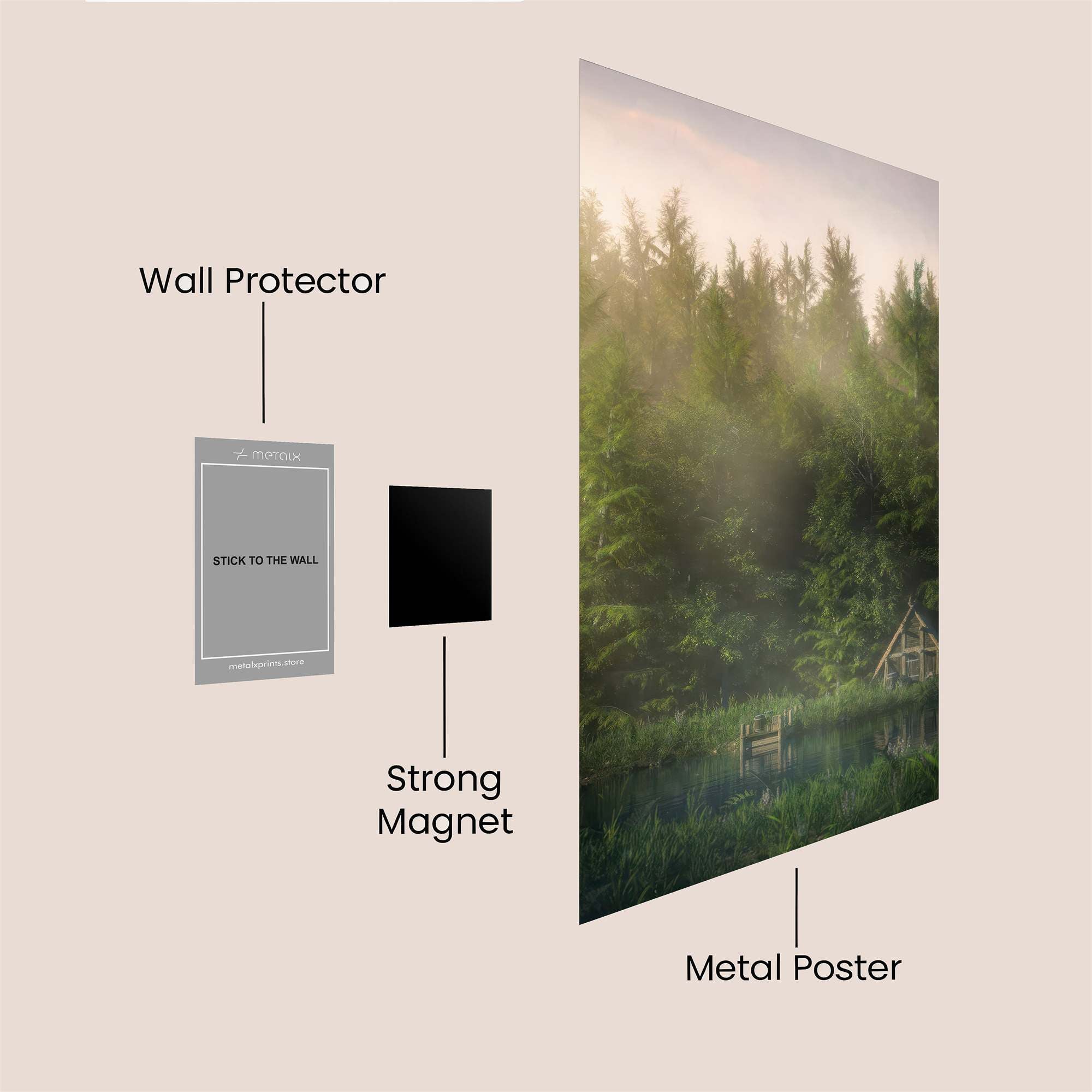 Stargazer Serenity Safe Wall Magnetic / M