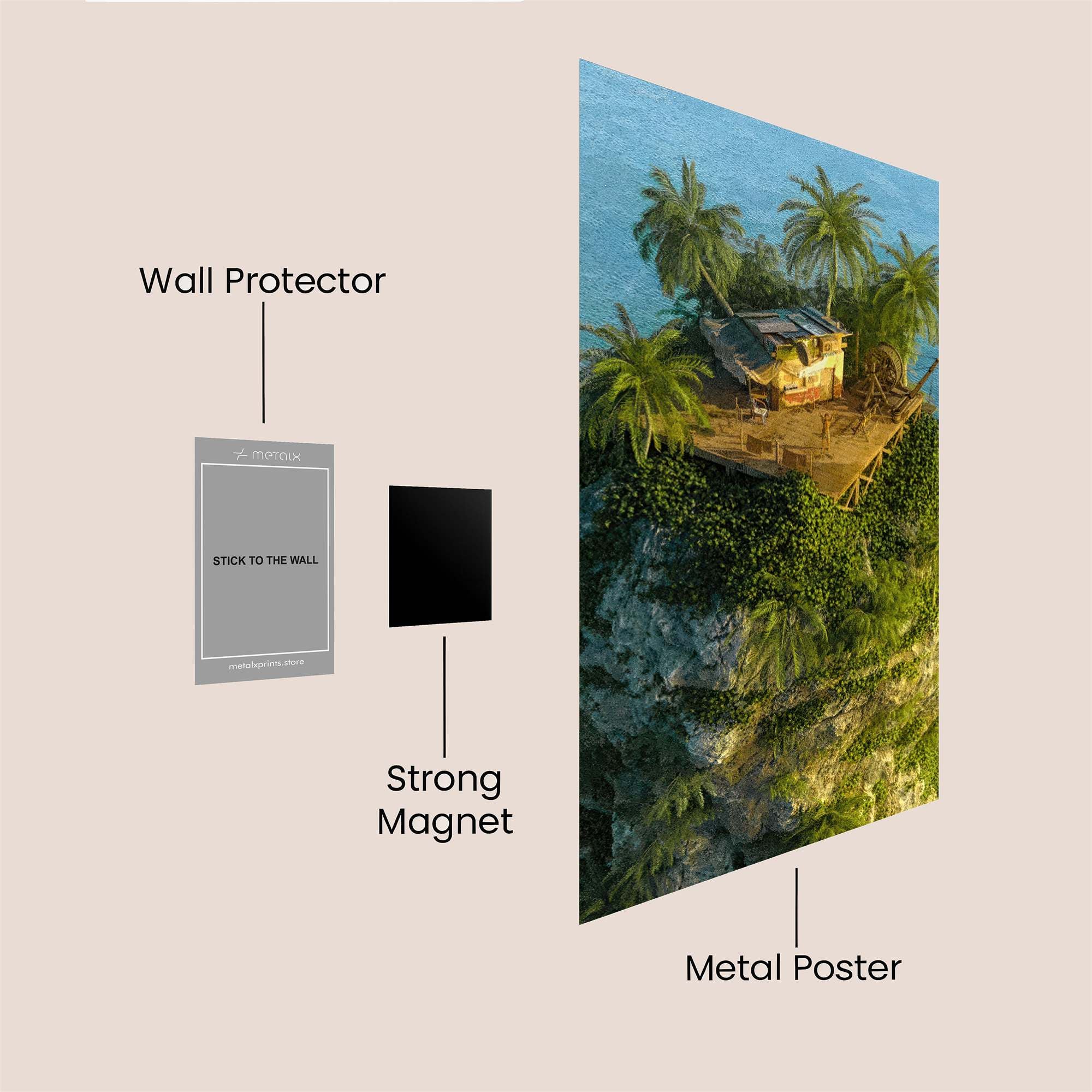 Moonlit Wonder Safe Wall Magnetic / M