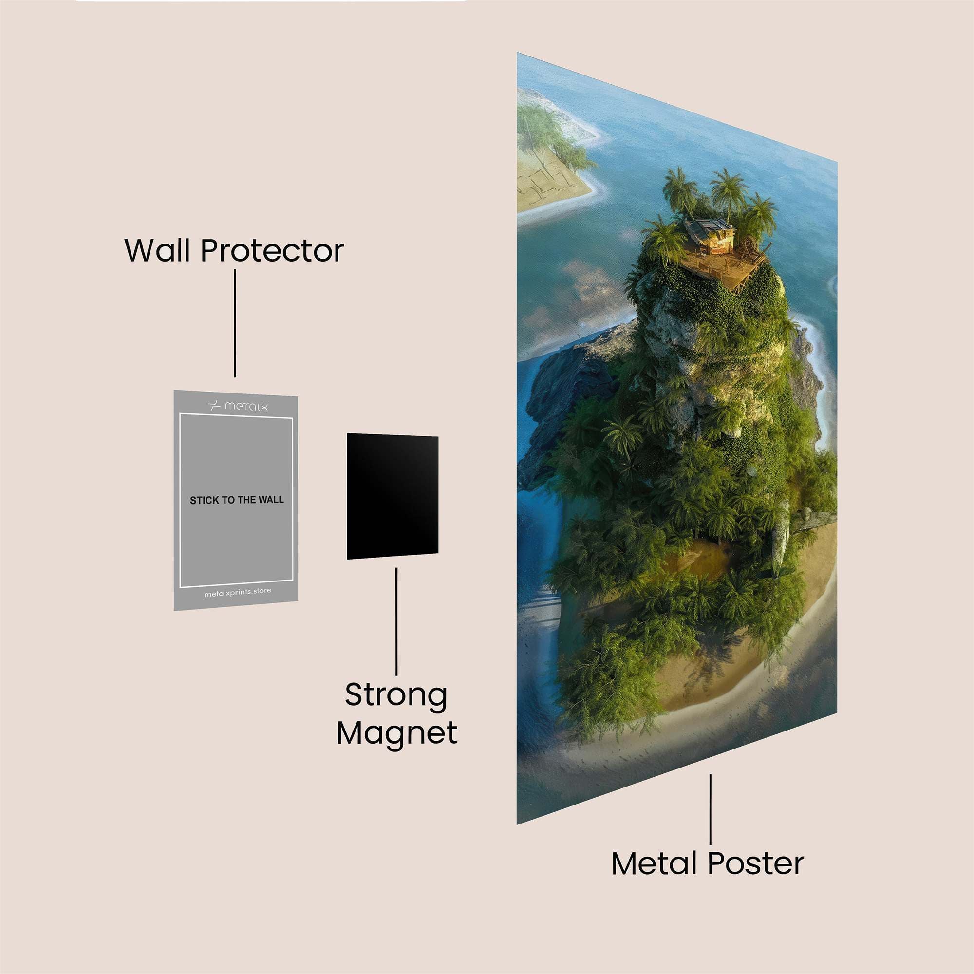 Miyako Serenity Safe Wall Magnetic / M