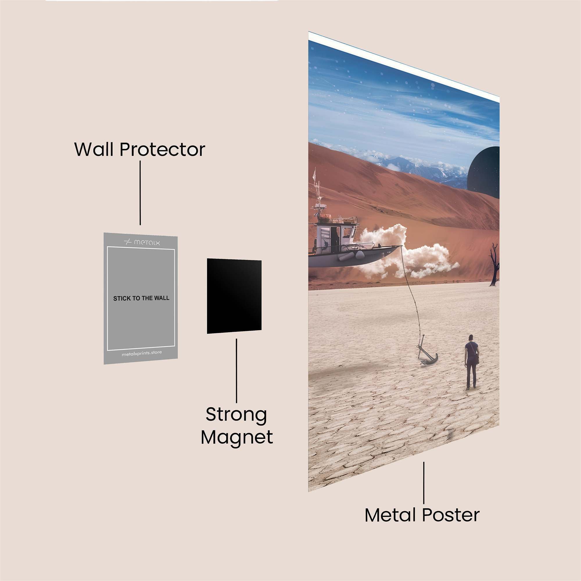 City Serenity Safe Wall Magnetic / M