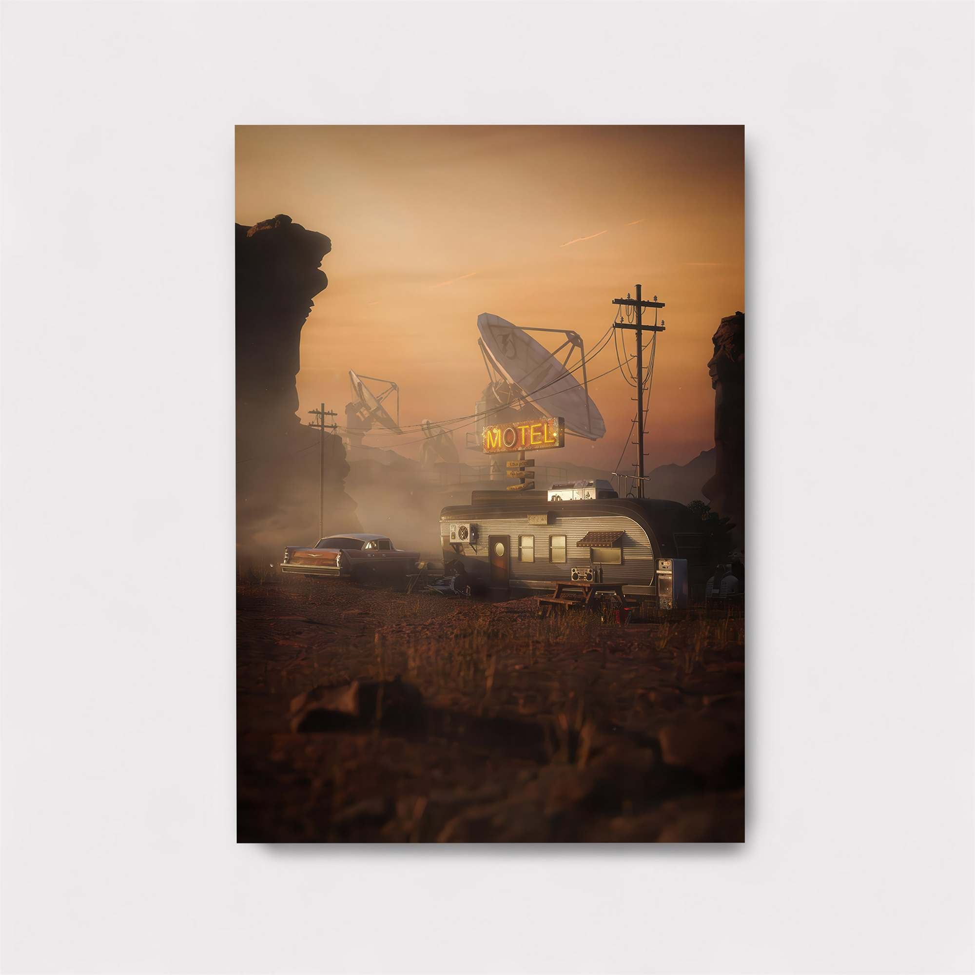 Cyberpunk Solitude Safe Wall Magnetic / M