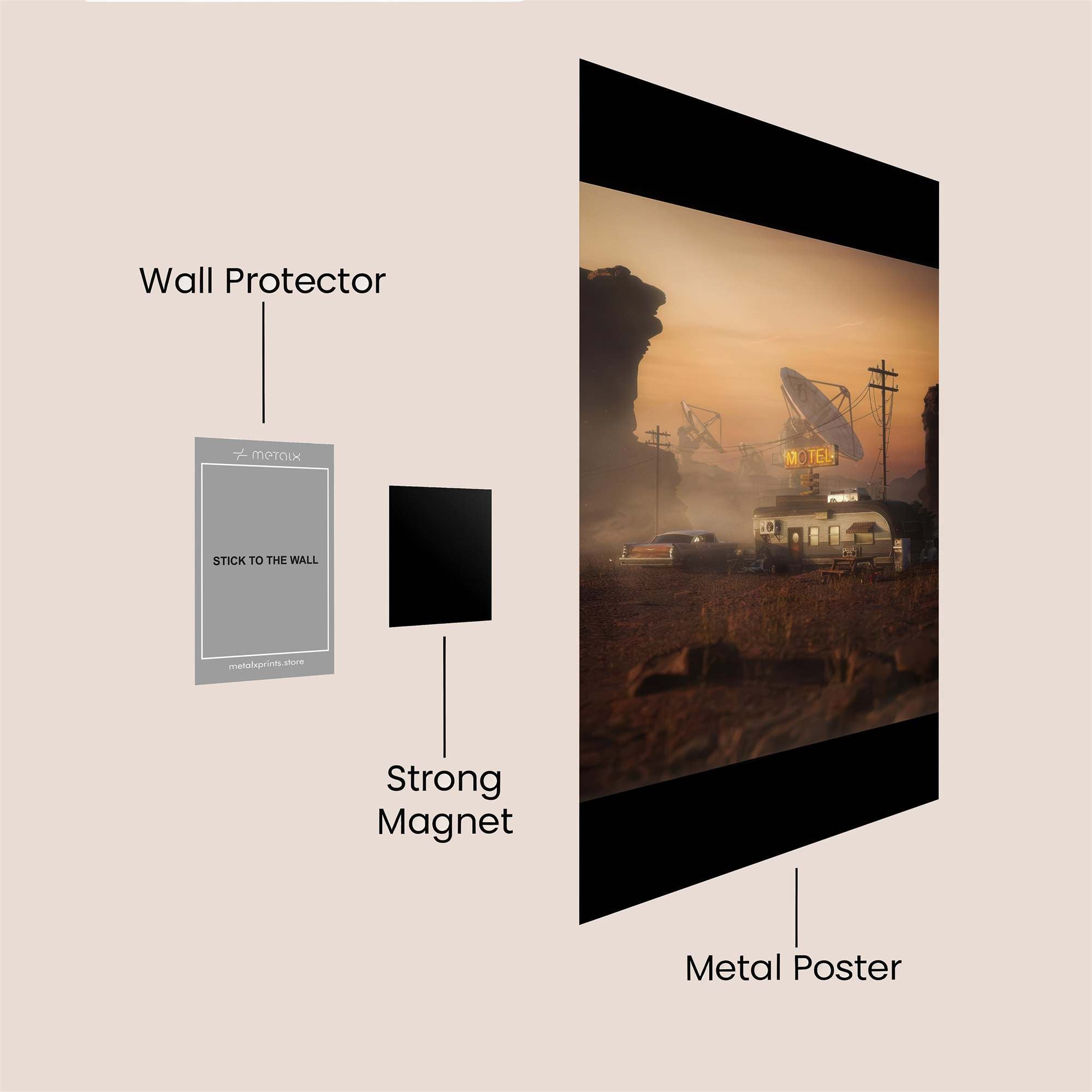 Cyber Solitude Safe Wall Magnetic / M