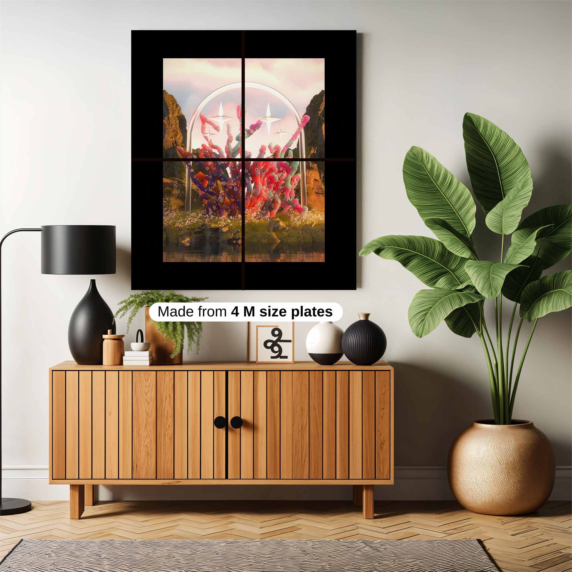 Neon Solitude Safe Wall Magnetic / M