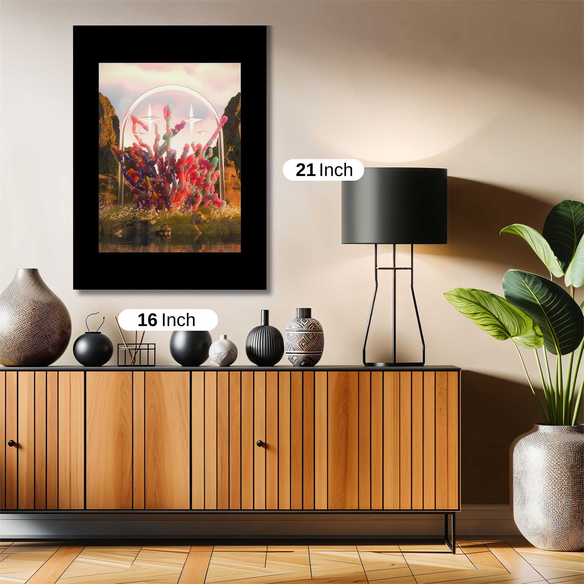 Neon Solitude Safe Wall Magnetic / M