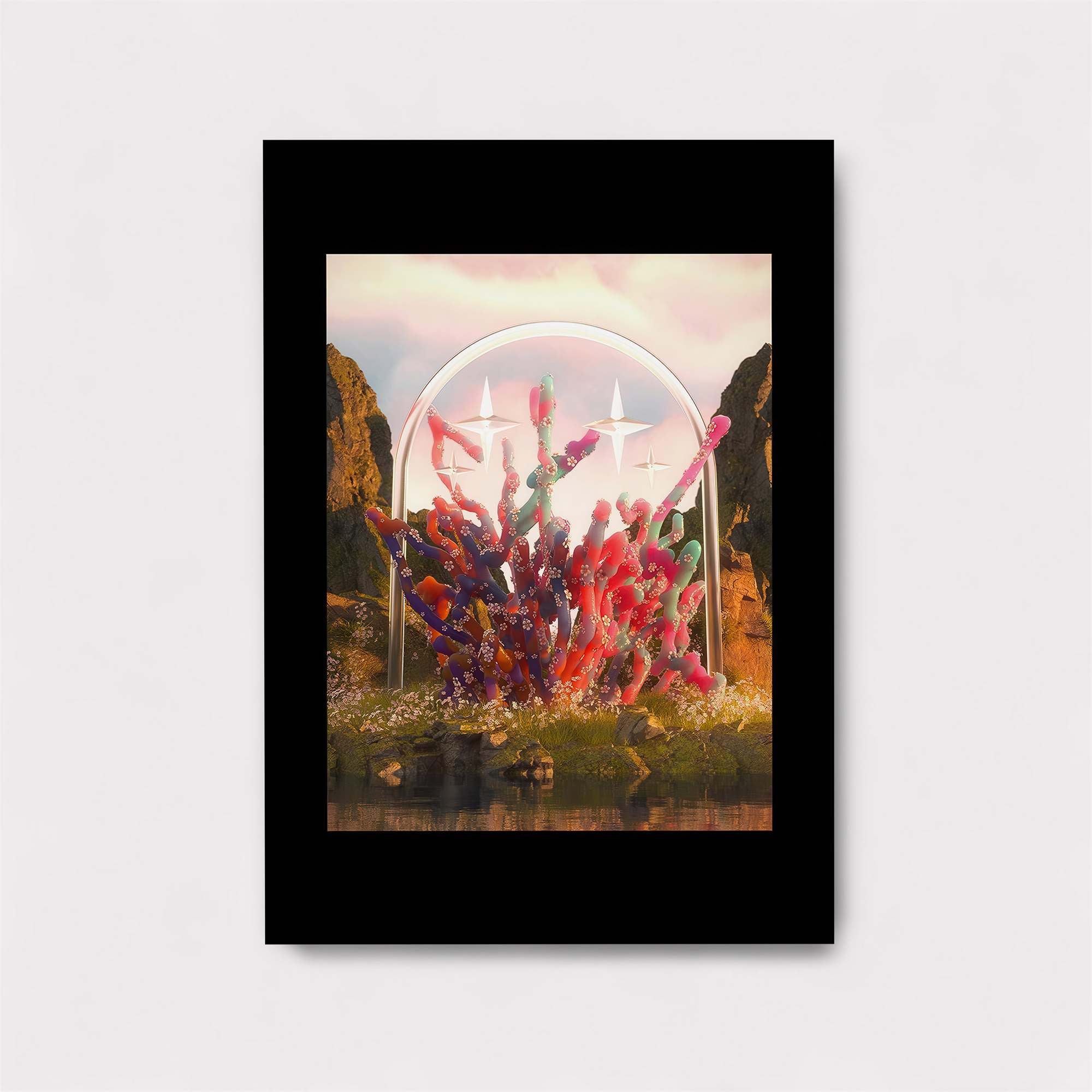 Neon Solitude Safe Wall Magnetic / M