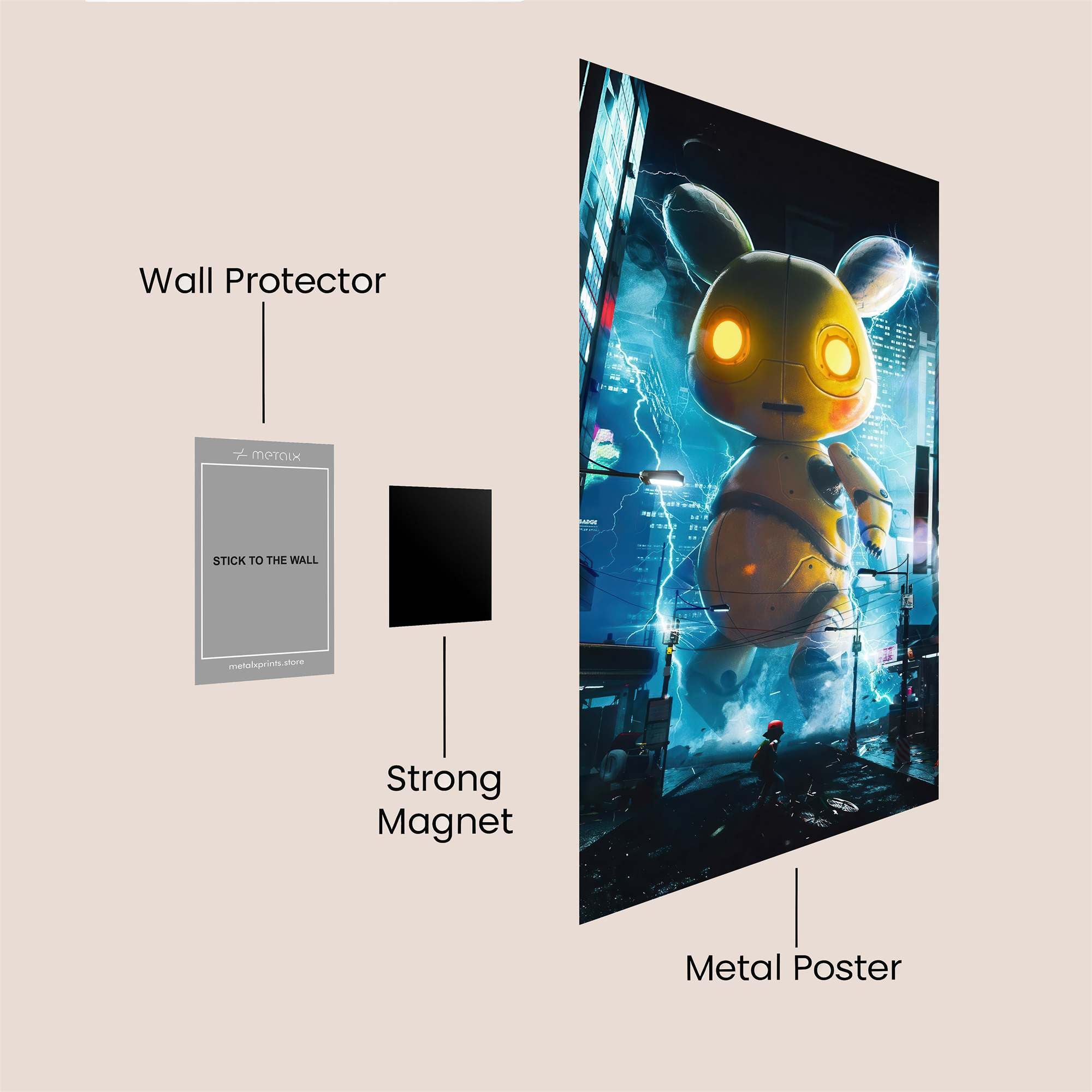 Daisy Delight Safe Wall Magnetic / M