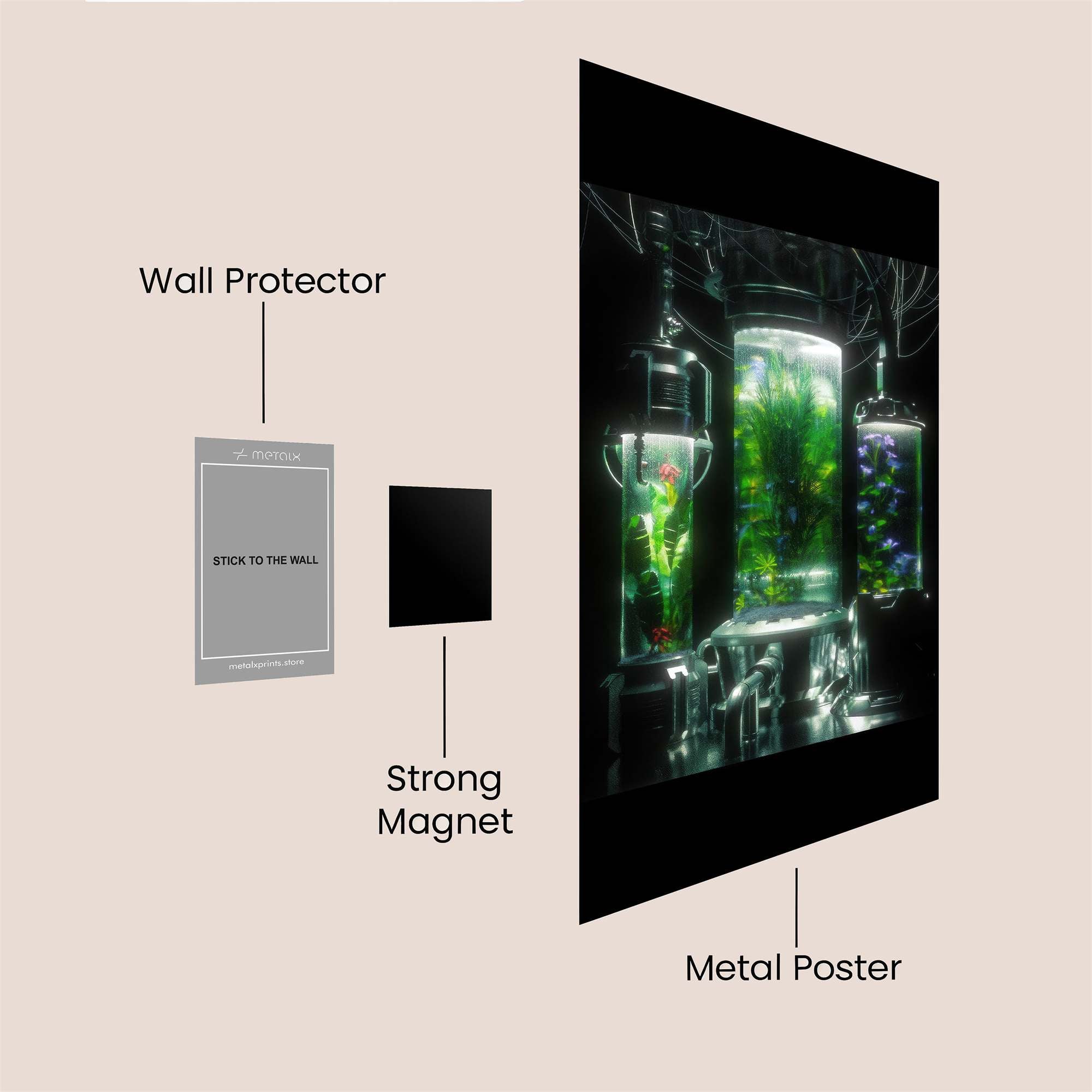 Jungle Serenity Safe Wall Magnetic / M