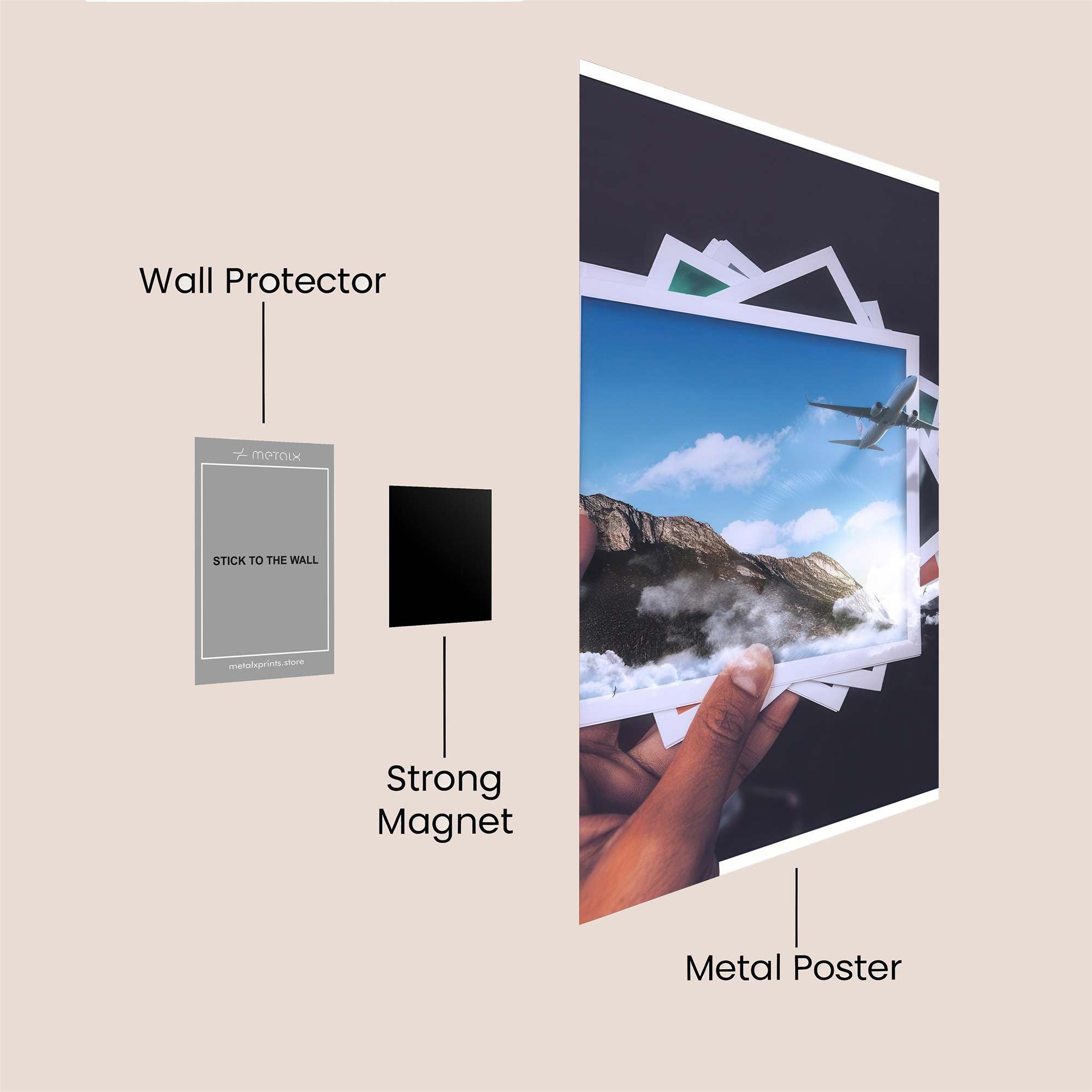 Celestial Whimsy Safe Wall Magnetic / M