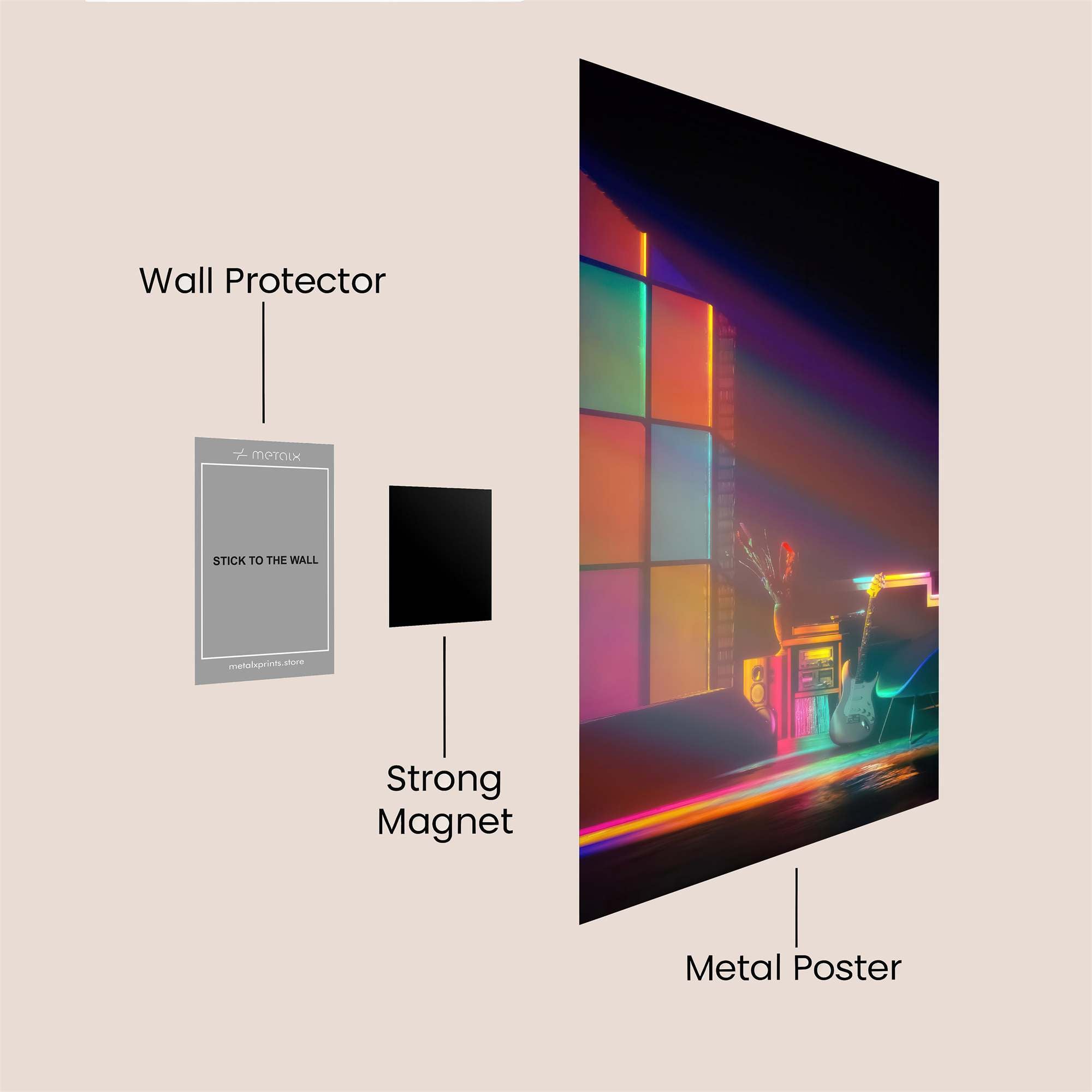 Mystic Wander Safe Wall Magnetic / M