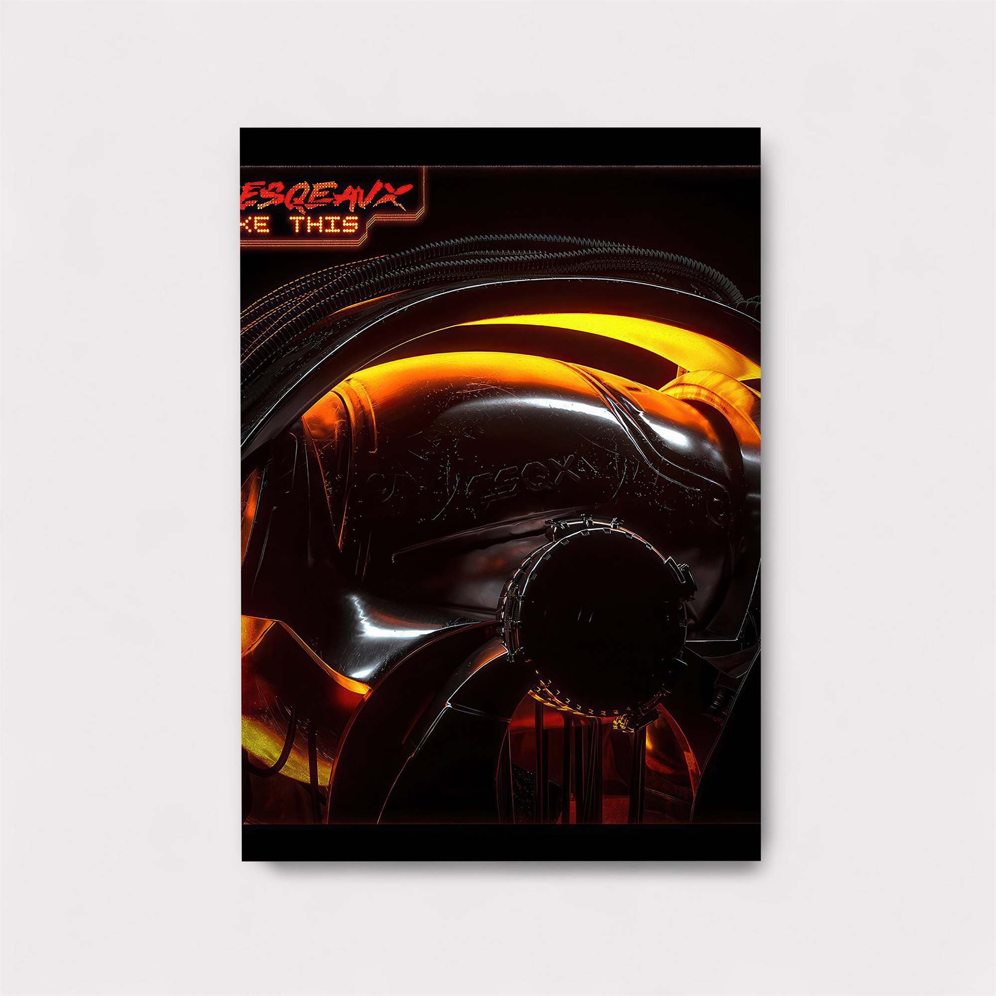 Neon Wanderlust Safe Wall Magnetic / M