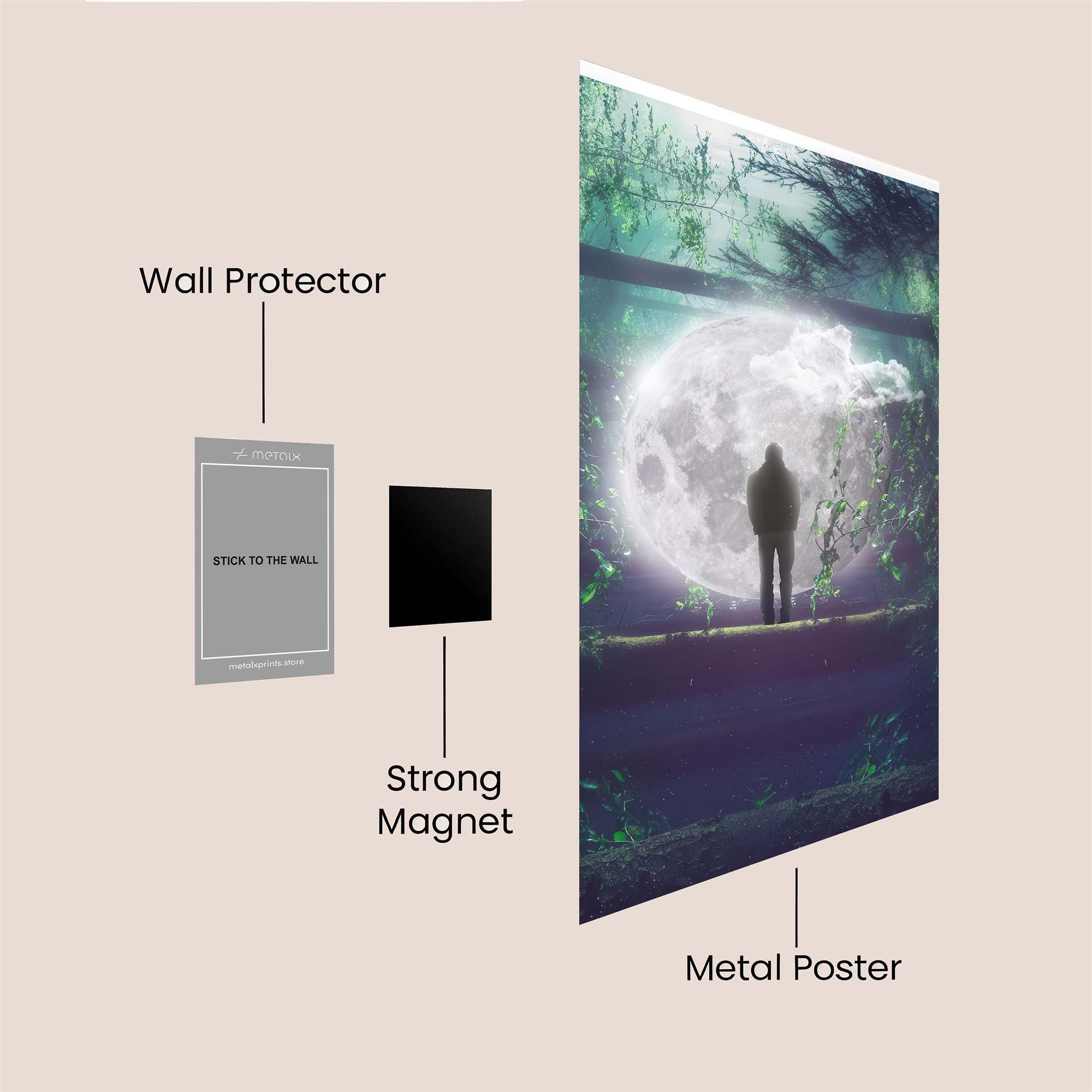 Gothic Serenity Safe Wall Magnetic / M