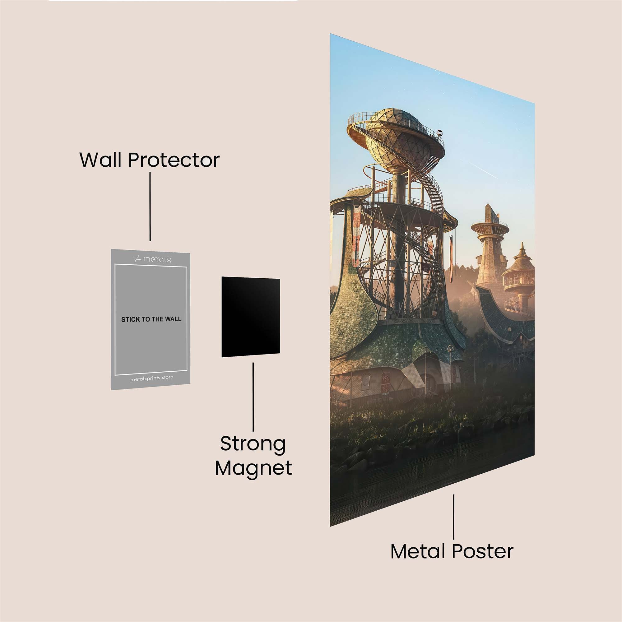 Starry Delight Safe Wall Magnetic / M