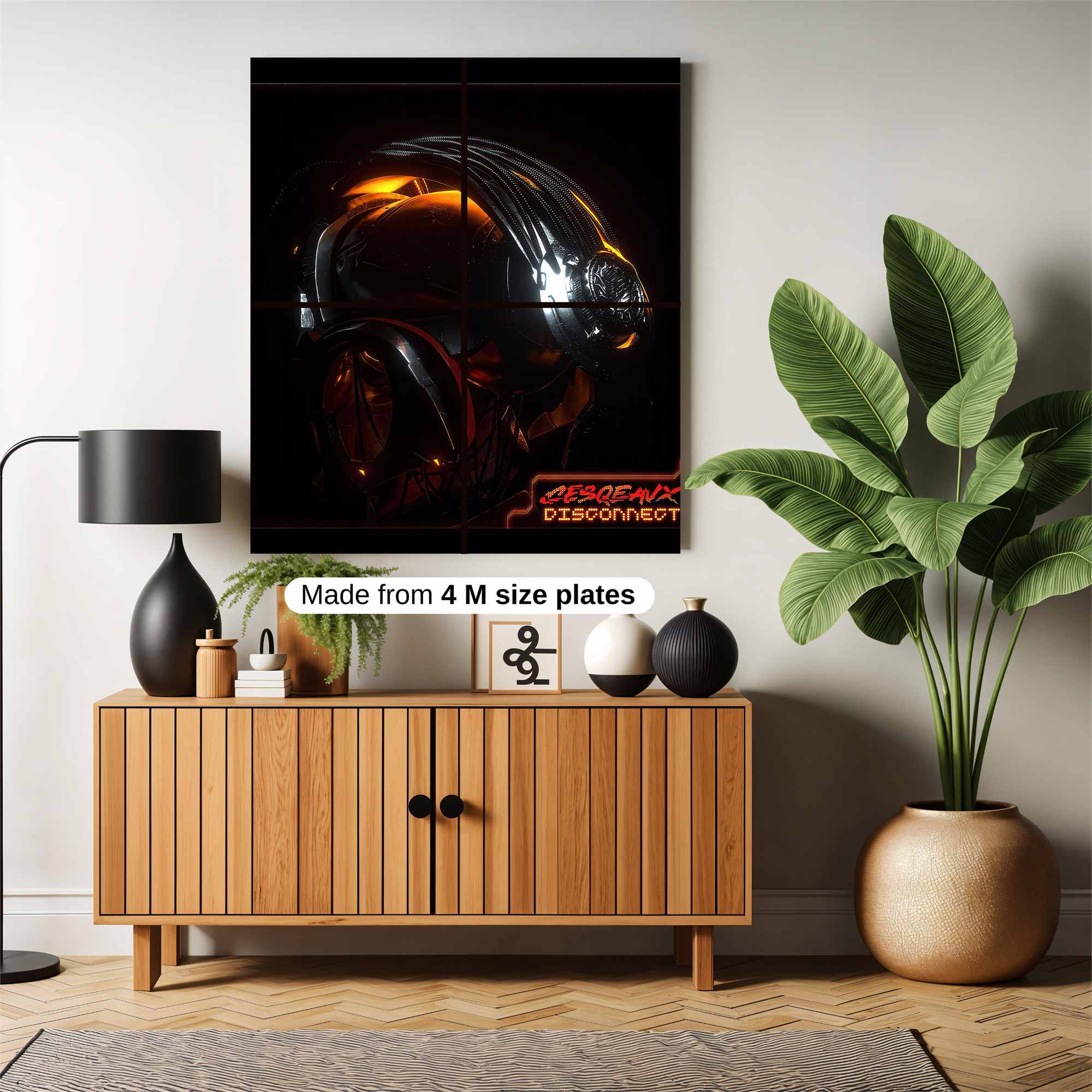 Neon Solitude Safe Wall Magnetic / M