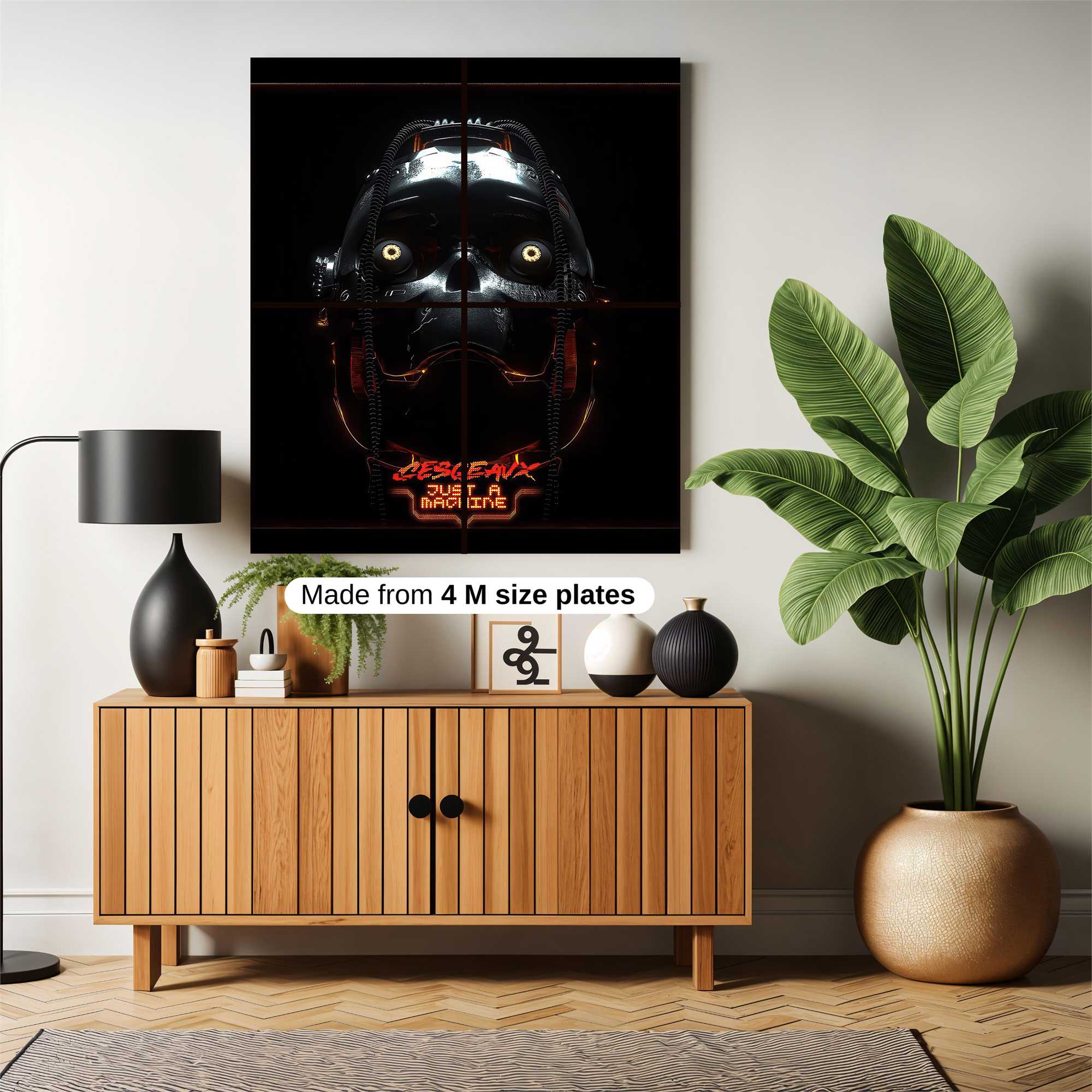 Neon Solitude Safe Wall Magnetic / M