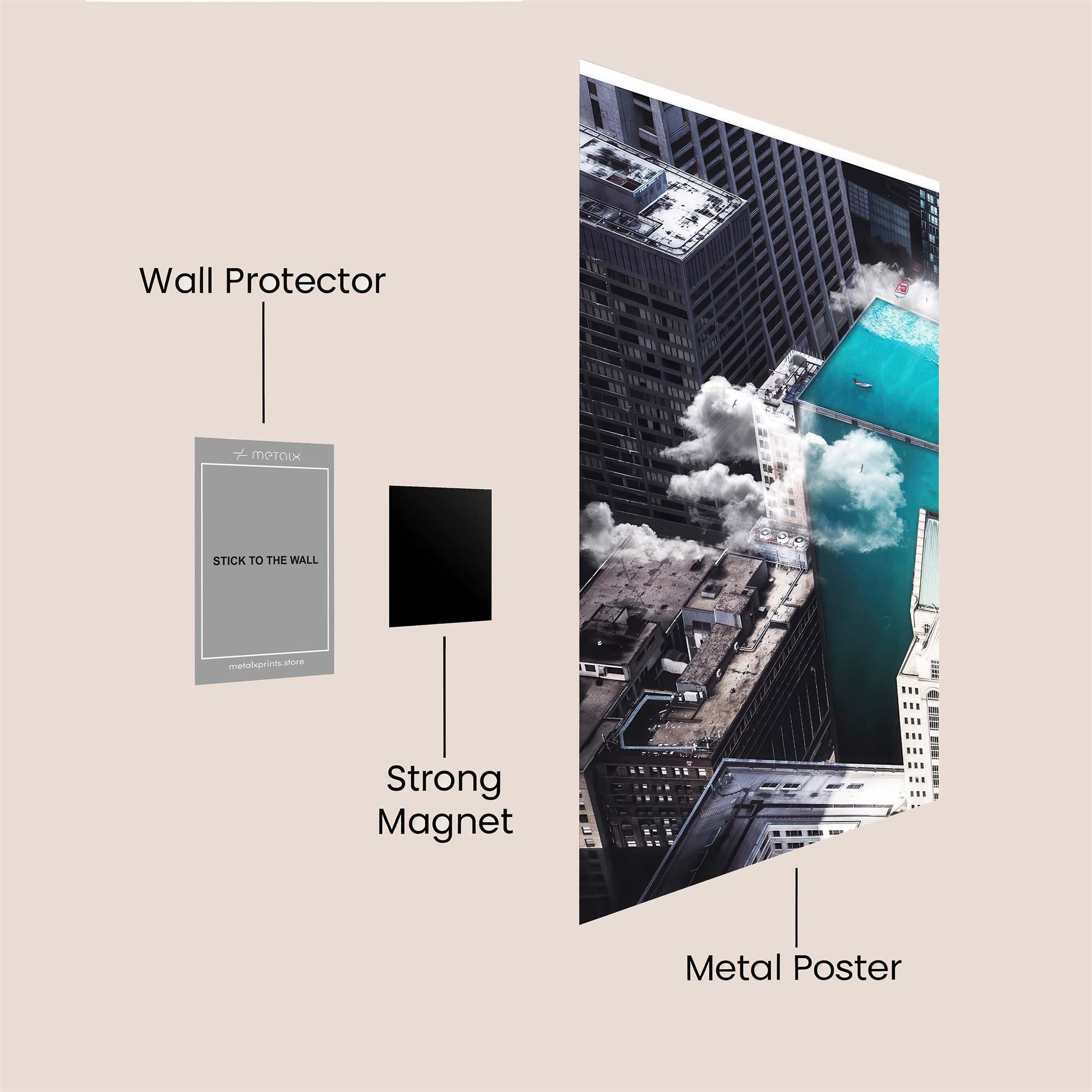 Twilight Embrace Safe Wall Magnetic / M