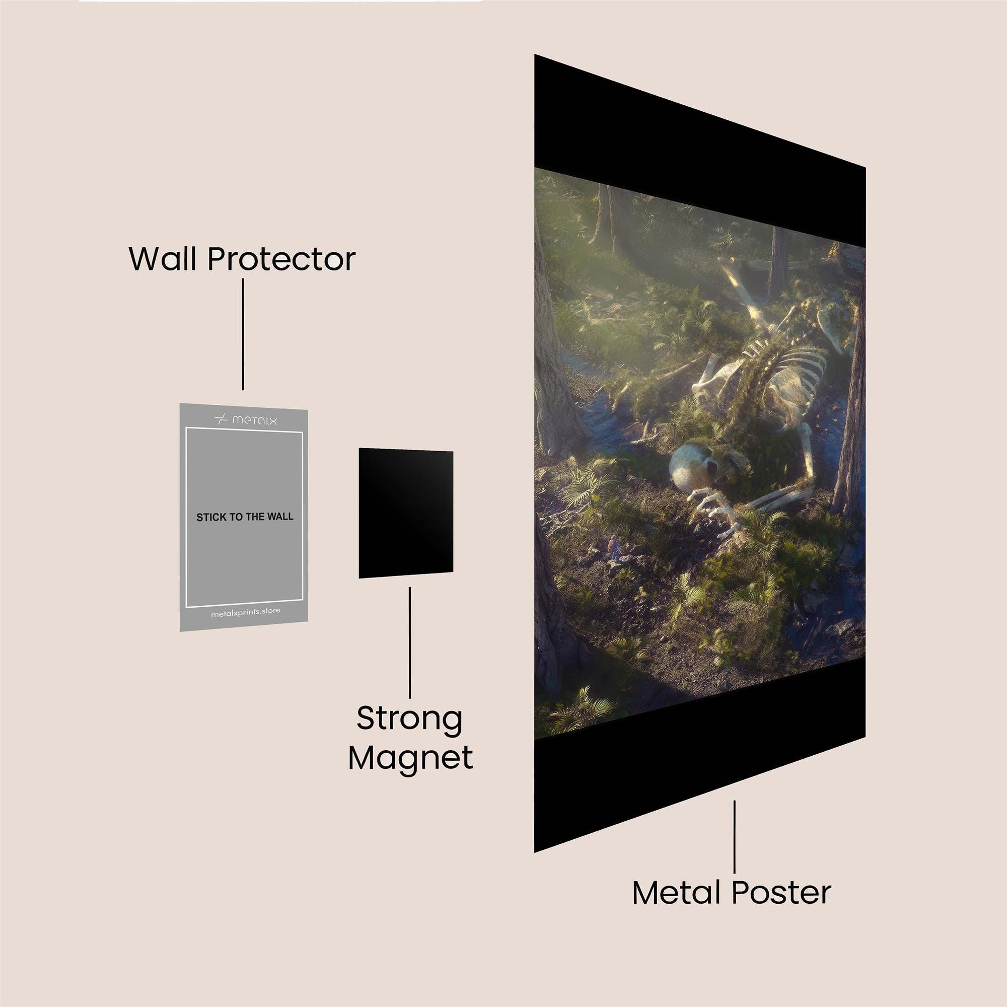 Demon Enigma Safe Wall Magnetic / M