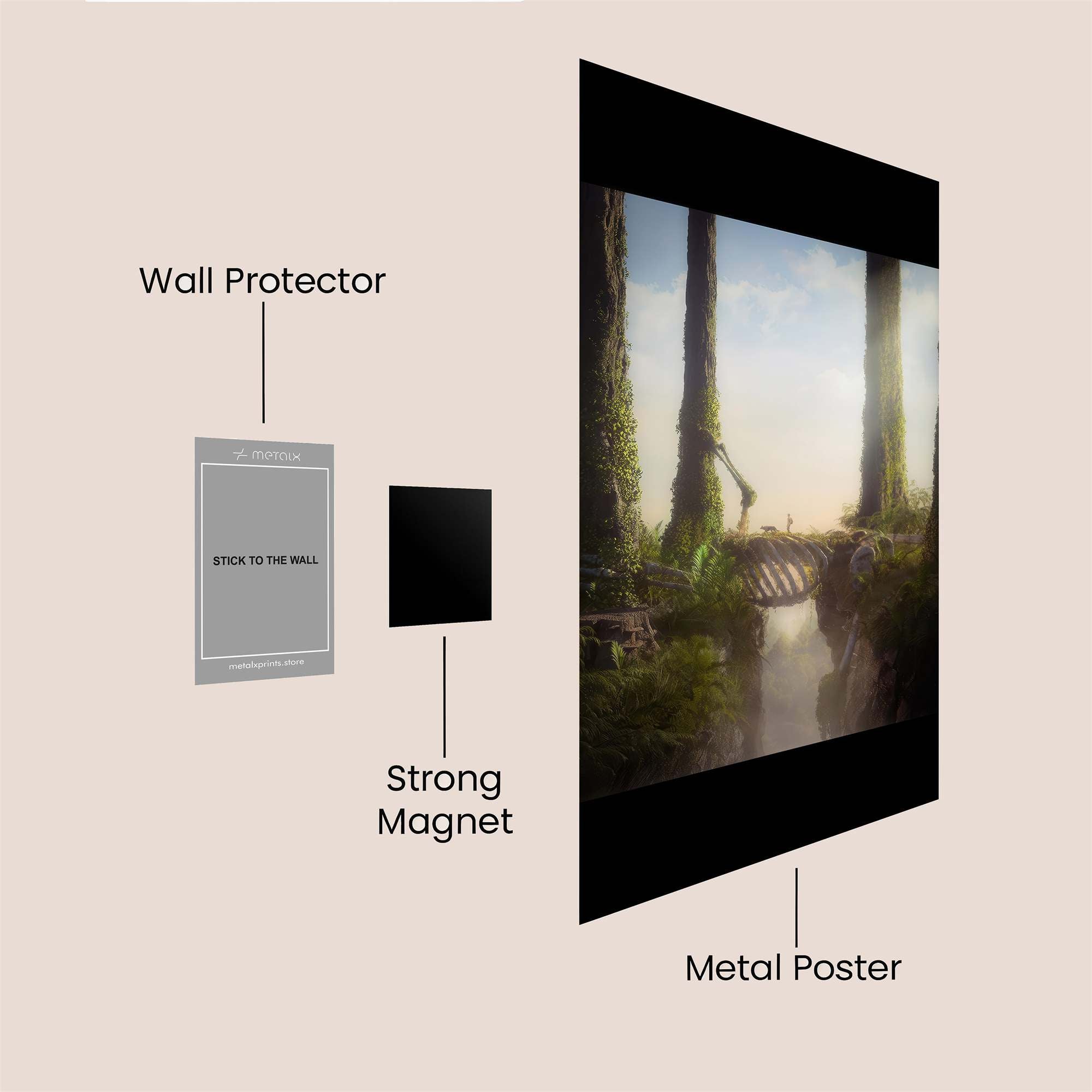 Gothic Enigma Safe Wall Magnetic / M