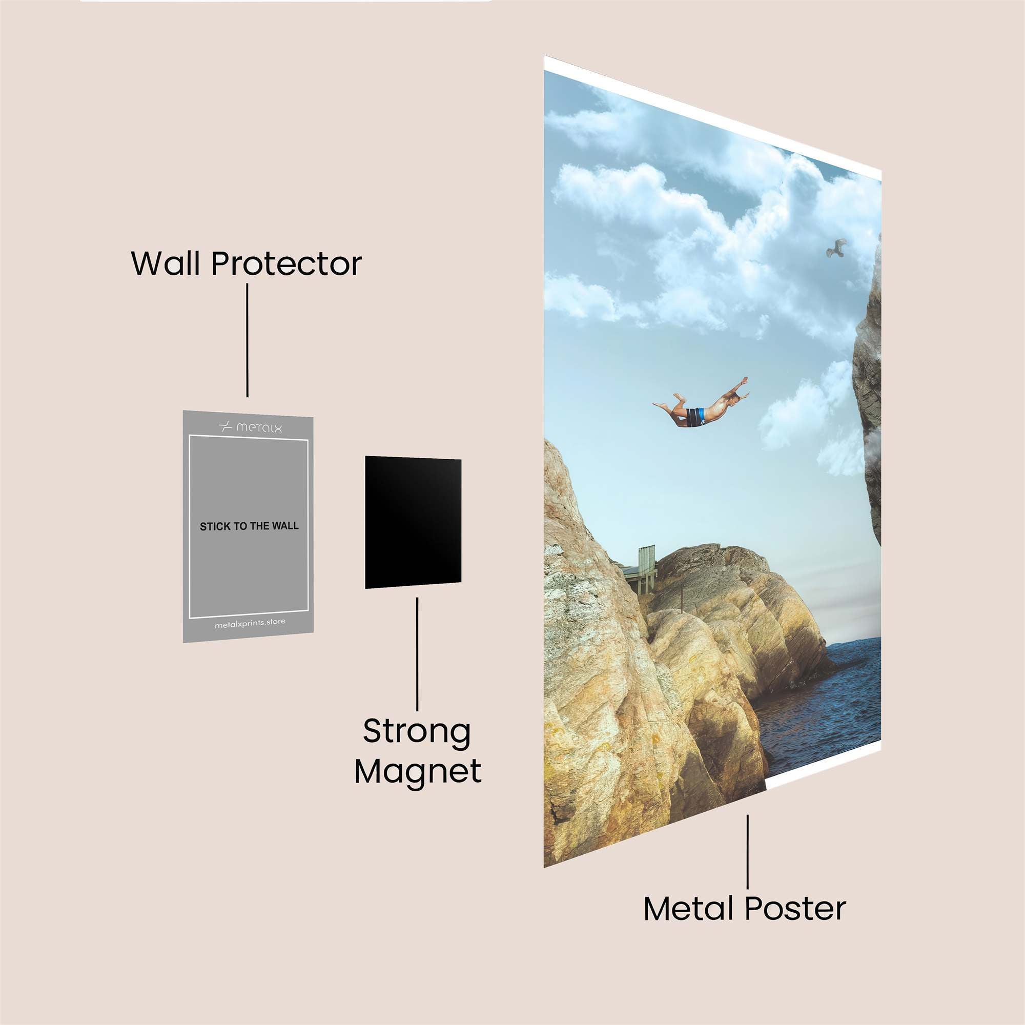 Cyberpunk Rebel Safe Wall Magnetic / M