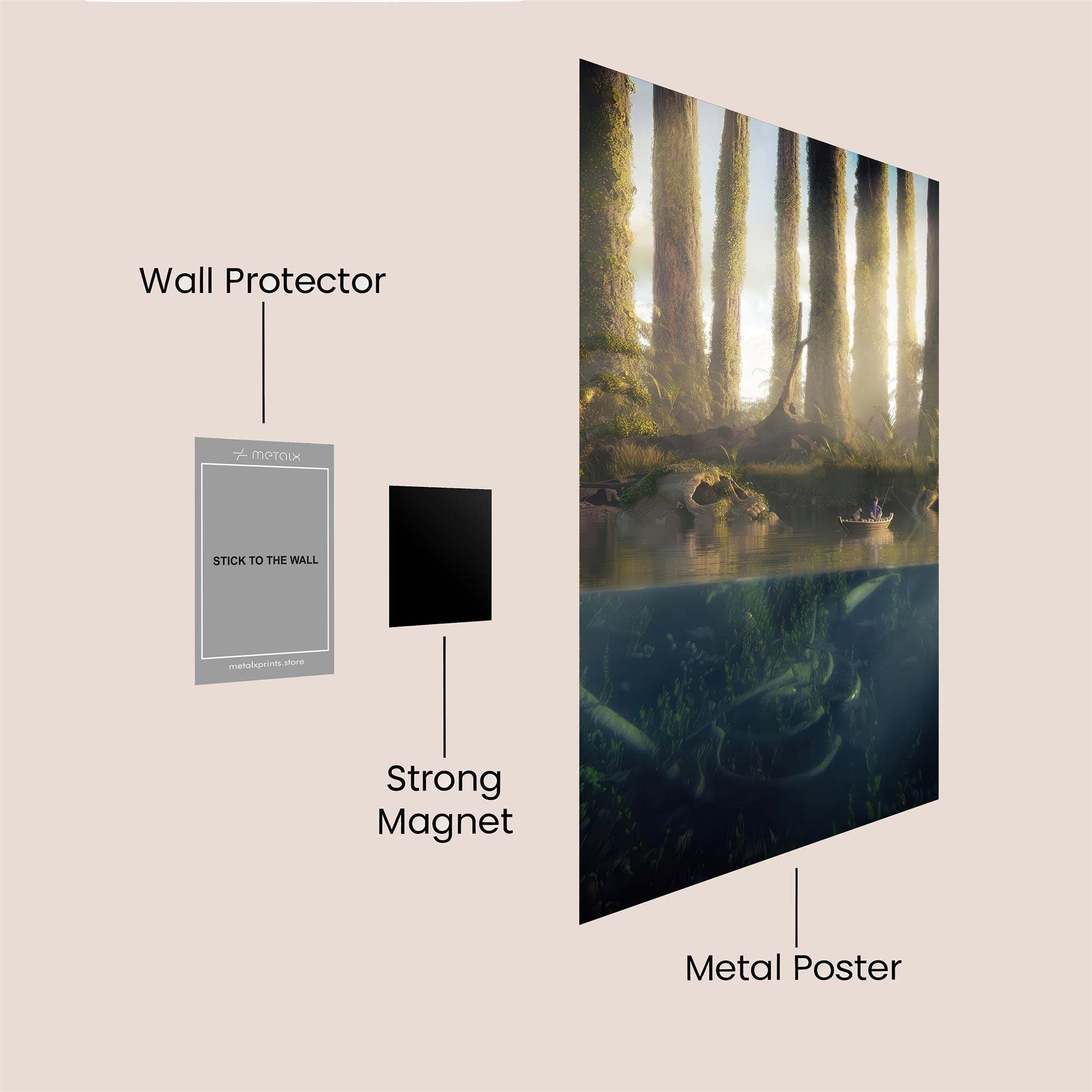 Fairy Whimsy Safe Wall Magnetic / M