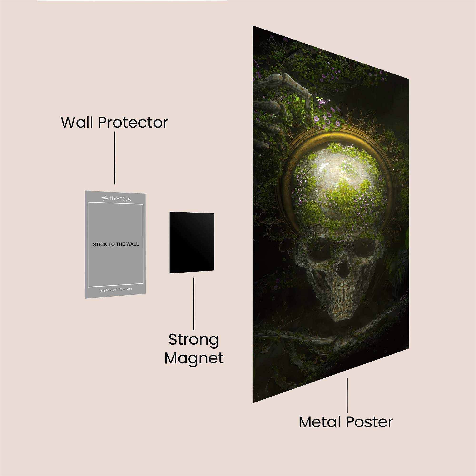 Sunset Serenity Safe Wall Magnetic / M