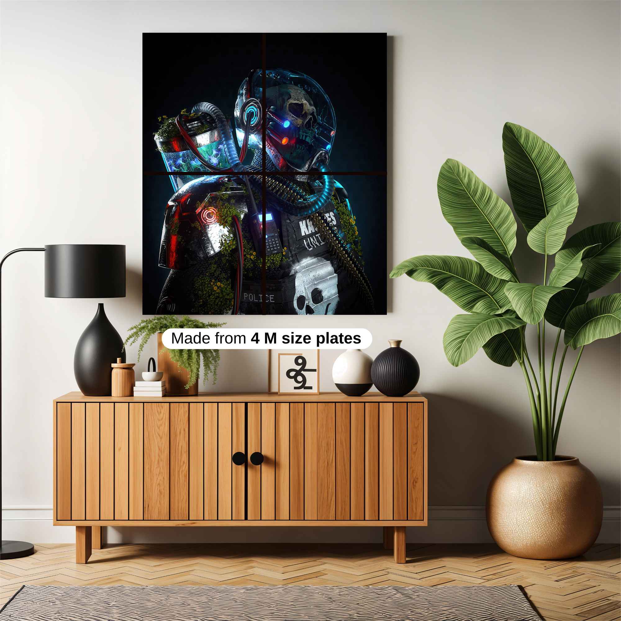 Neon Solitude Safe Wall Magnetic / M