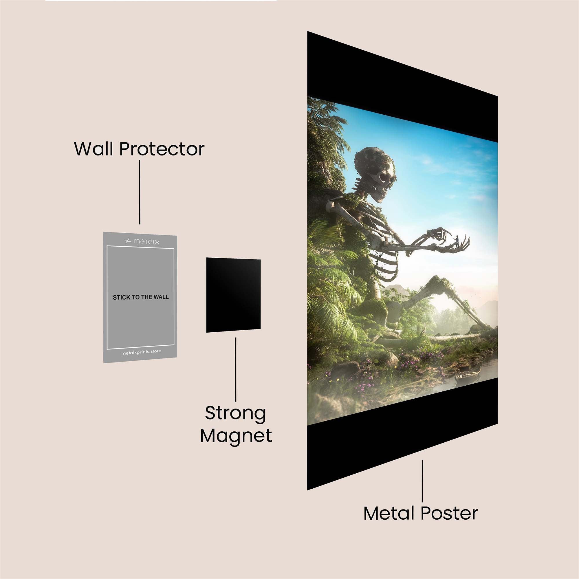 Hat Elegance Safe Wall Magnetic / M