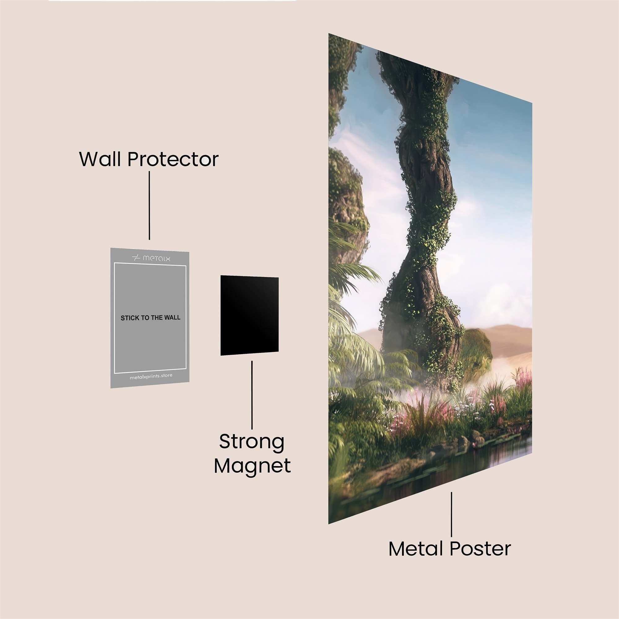 Aqua Dream Safe Wall Magnetic / M