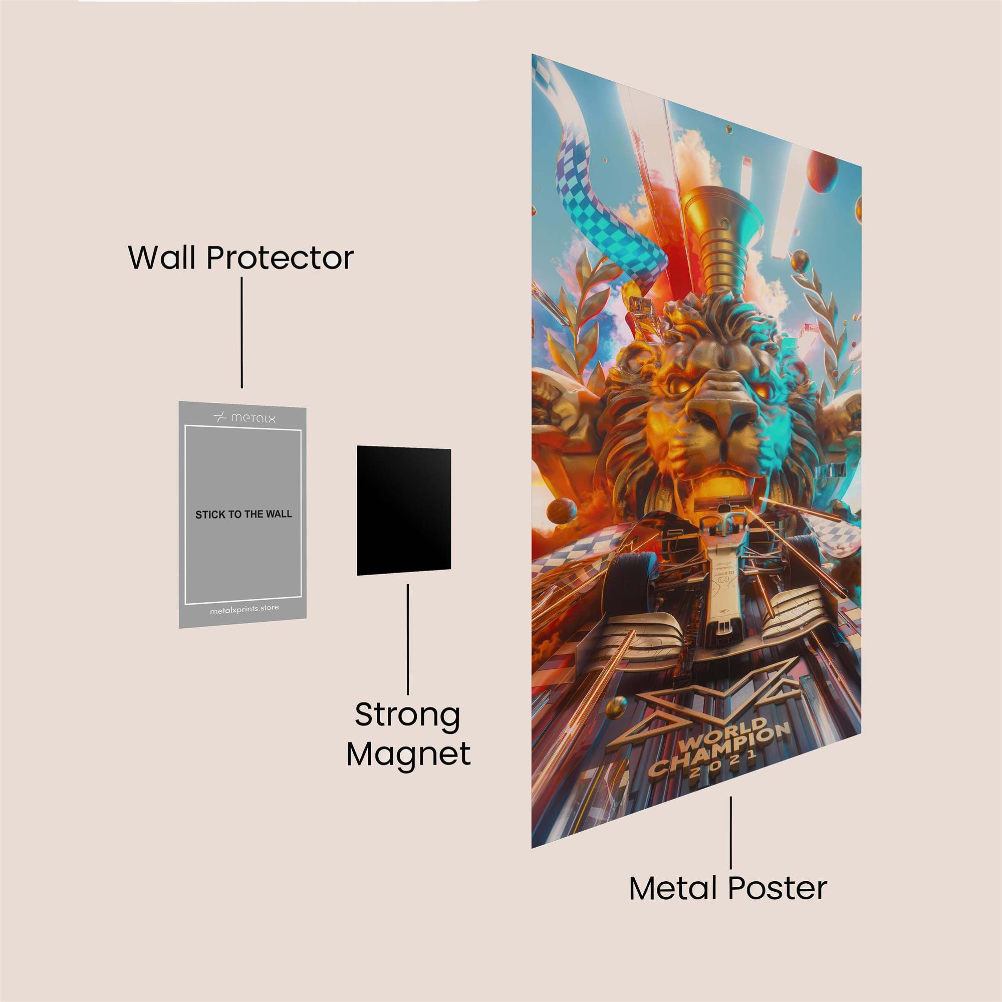 Fairy Whimsy Safe Wall Magnetic / M