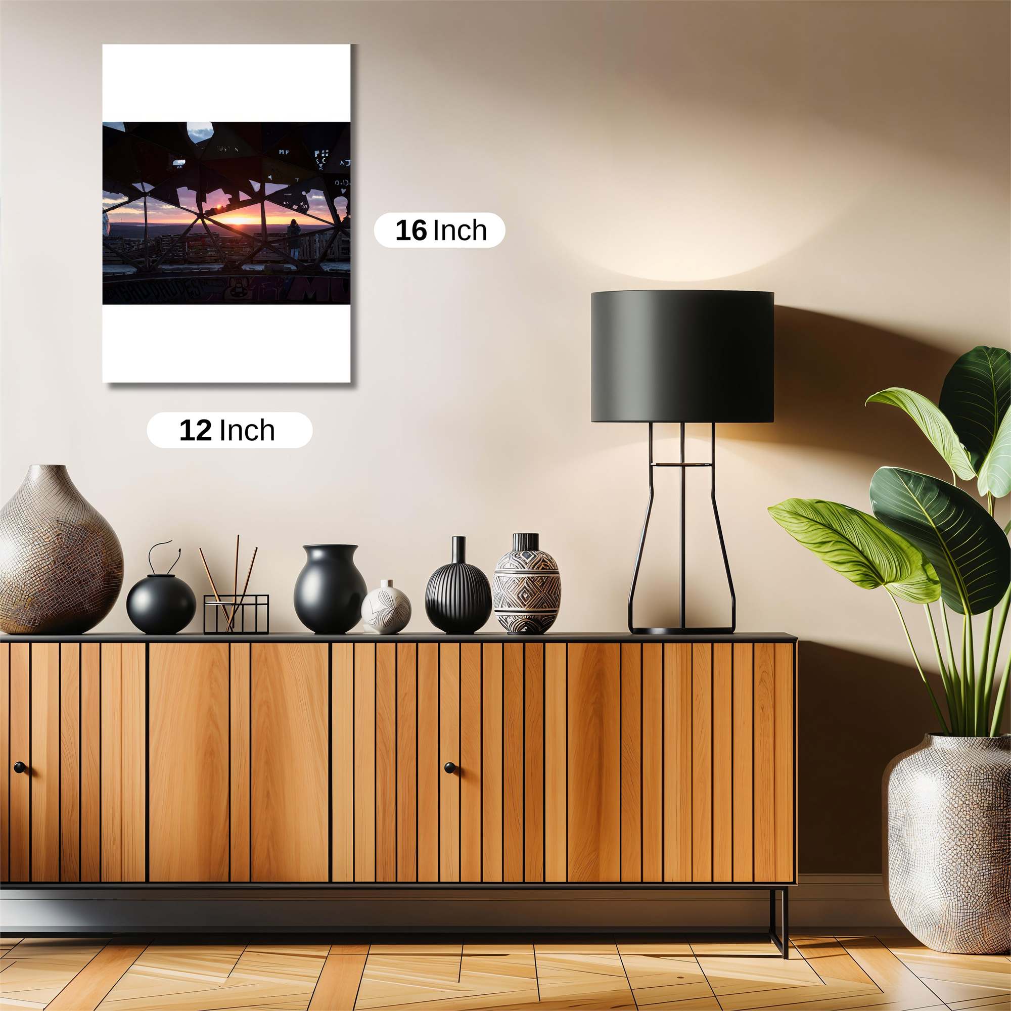 Neon Serenity Safe Wall Magnetic / M