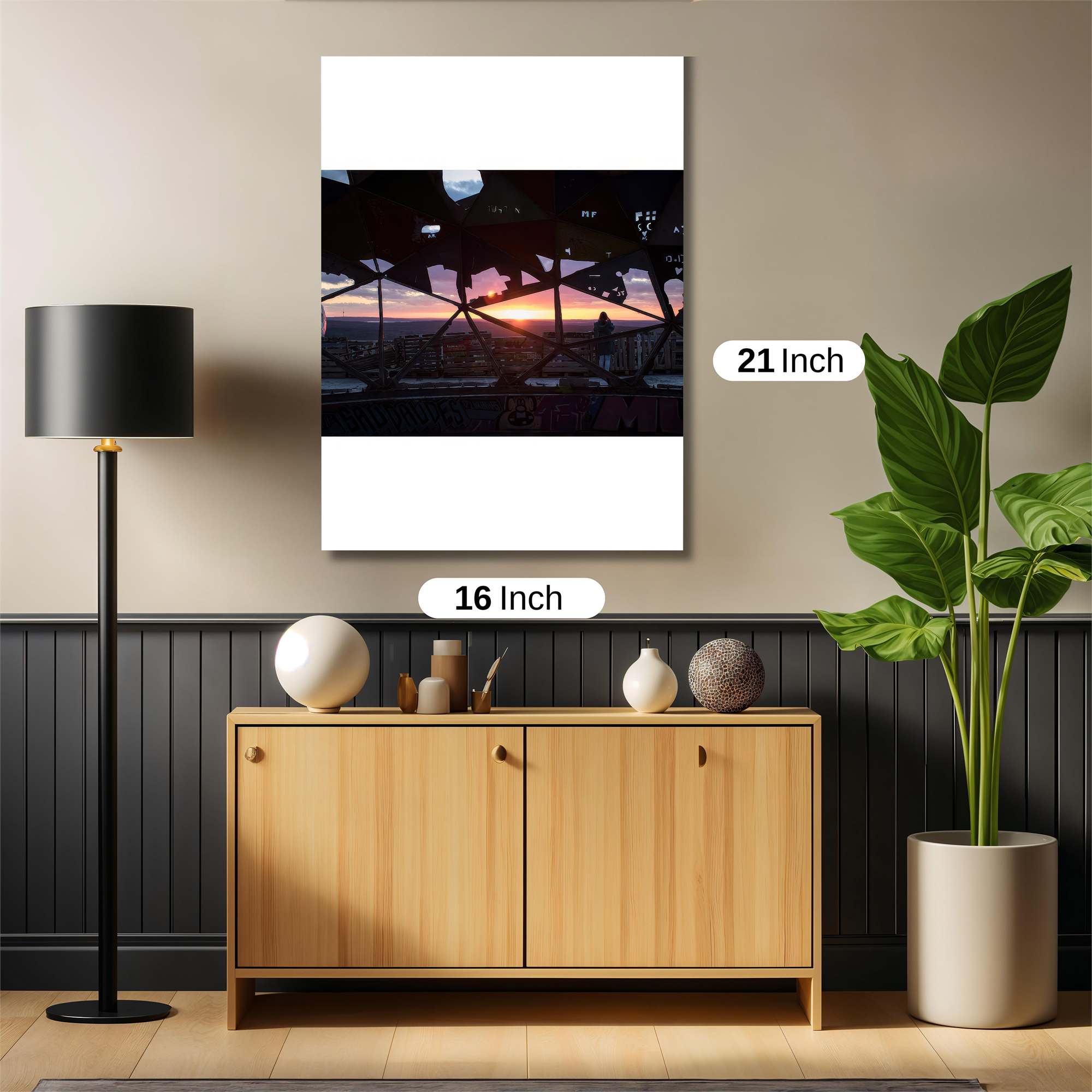 Neon Serenity Safe Wall Magnetic / M