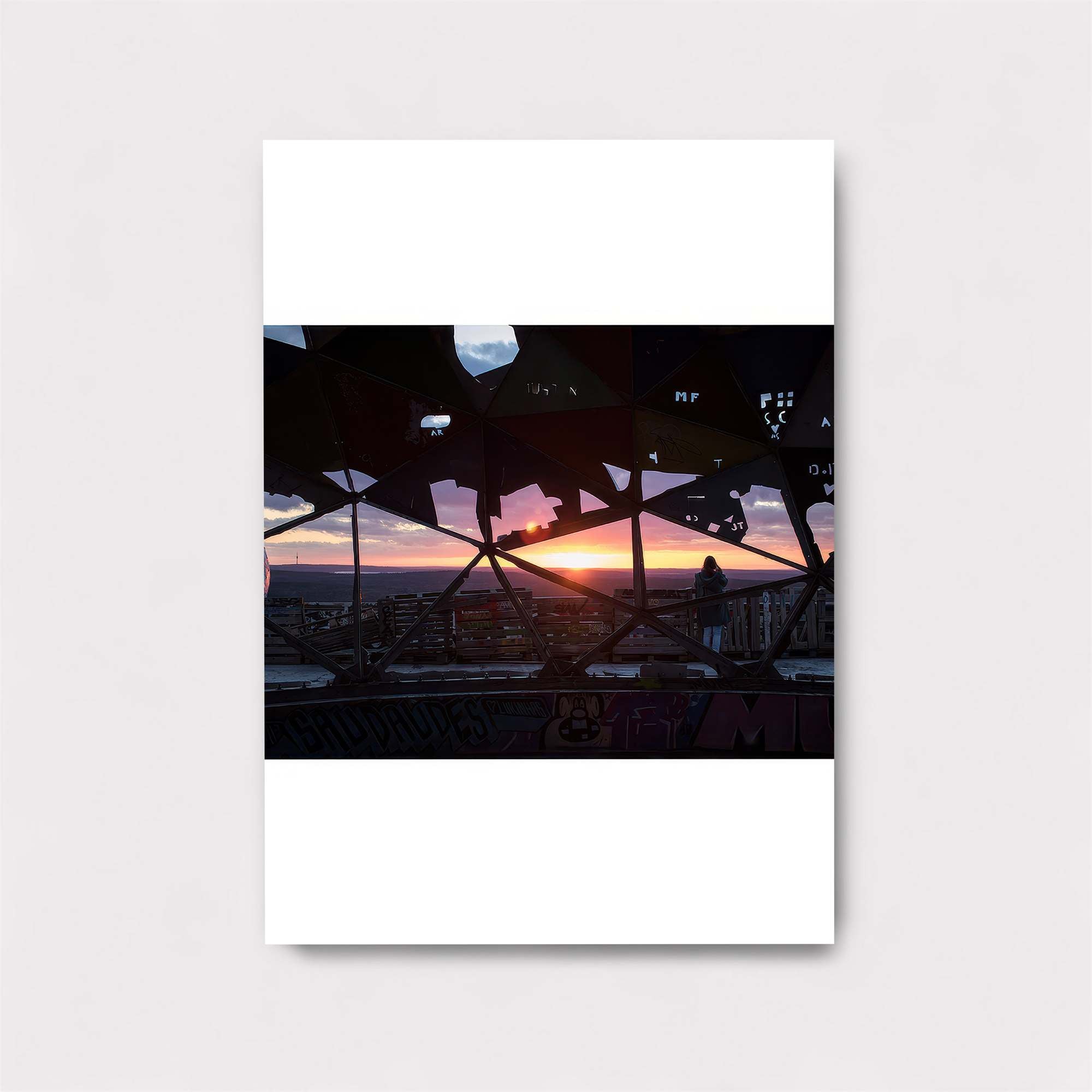 Neon Serenity Safe Wall Magnetic / M