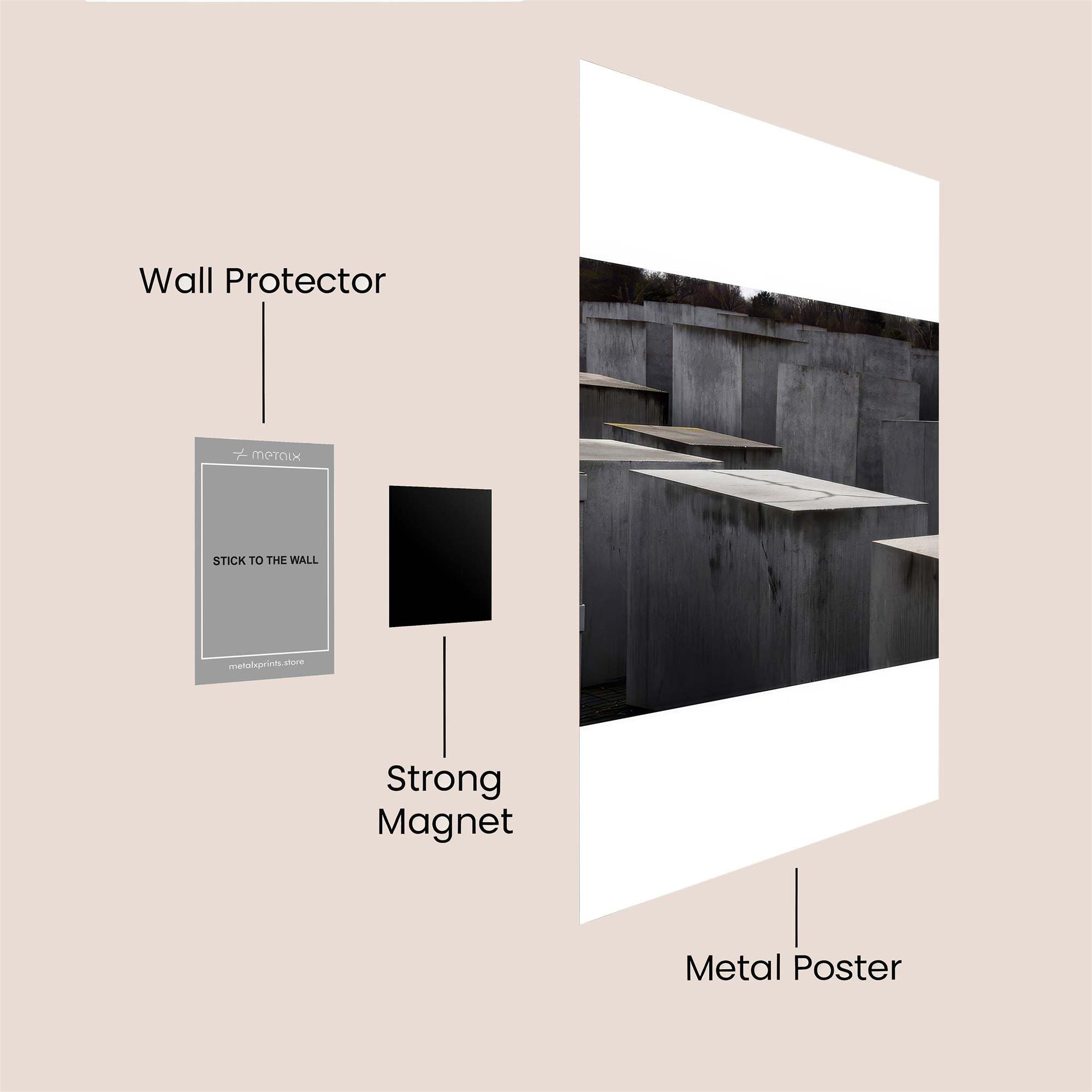 Rose Enigma Safe Wall Magnetic / M