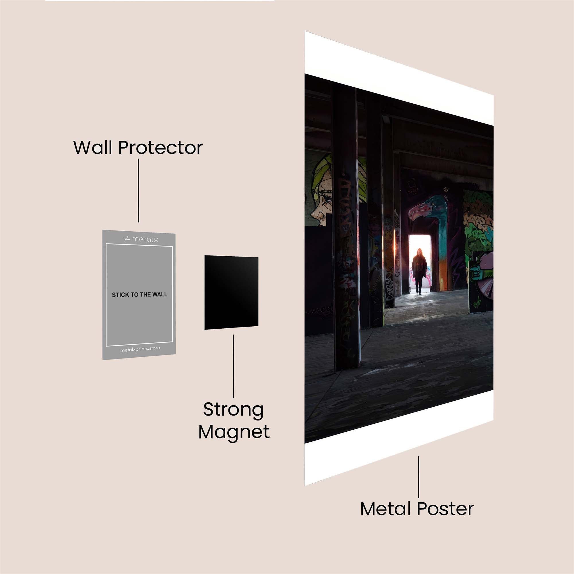 Neon Dreamer Safe Wall Magnetic / M