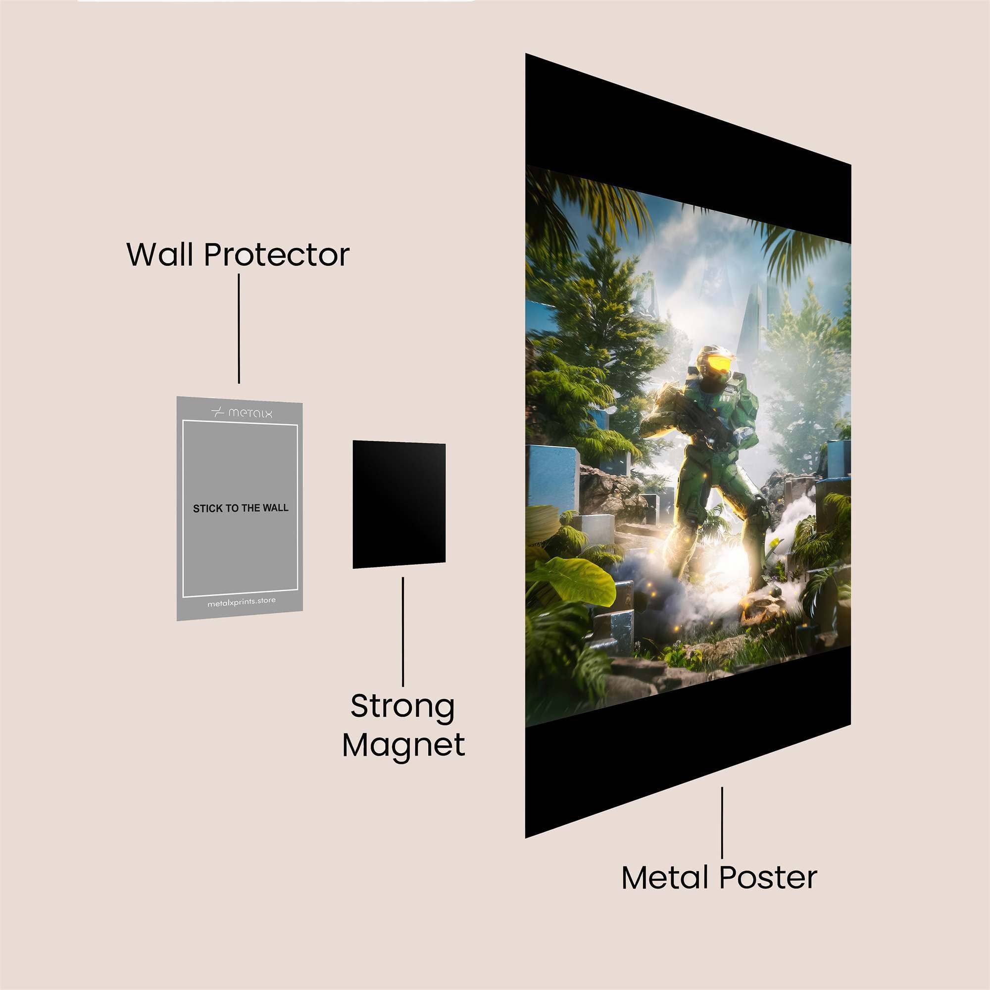 Doll Melancholy Safe Wall Magnetic / M